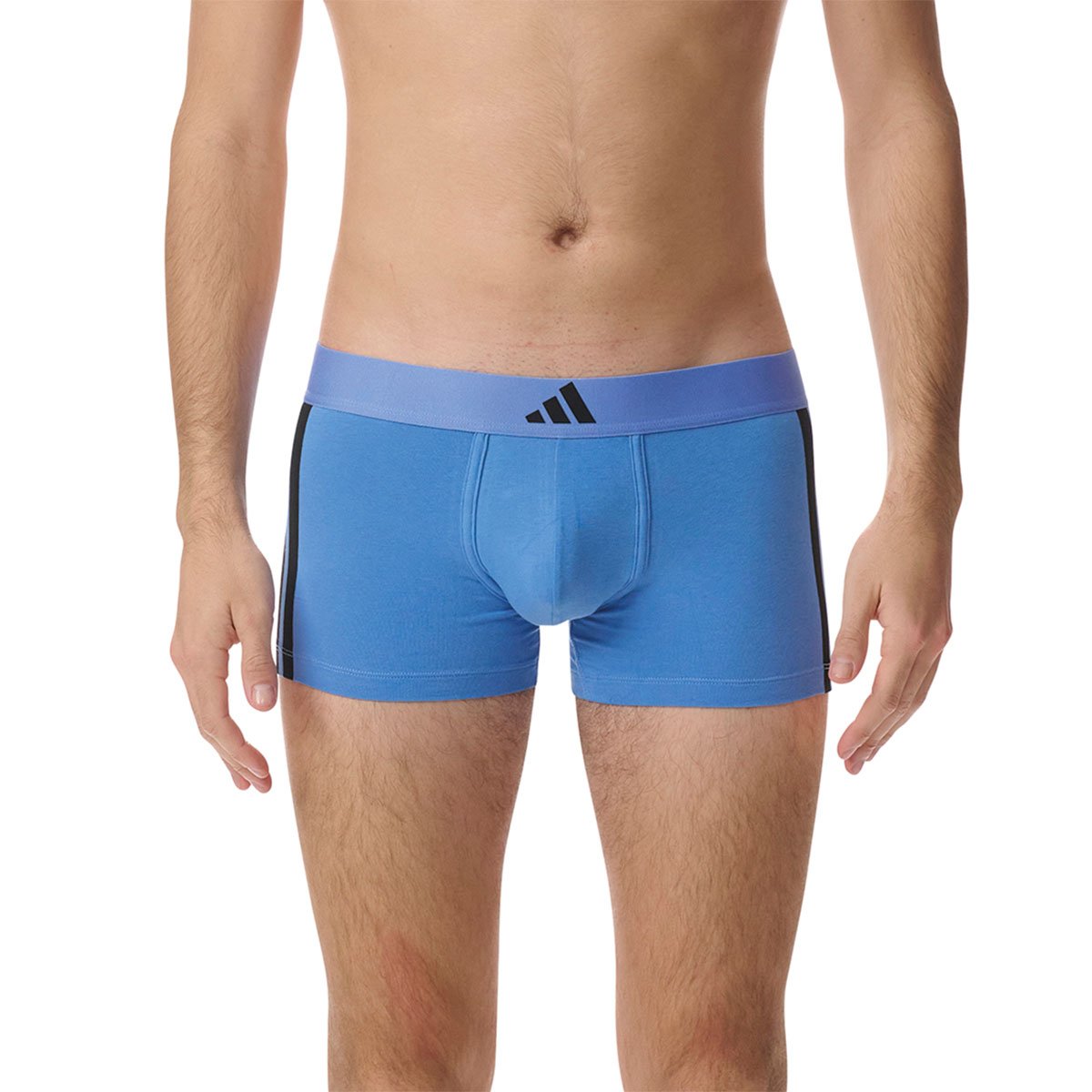 Set of 2 men's active flex cotton 3 stripes adidas sport boxers ADIDAS UNDERWEAR Blue