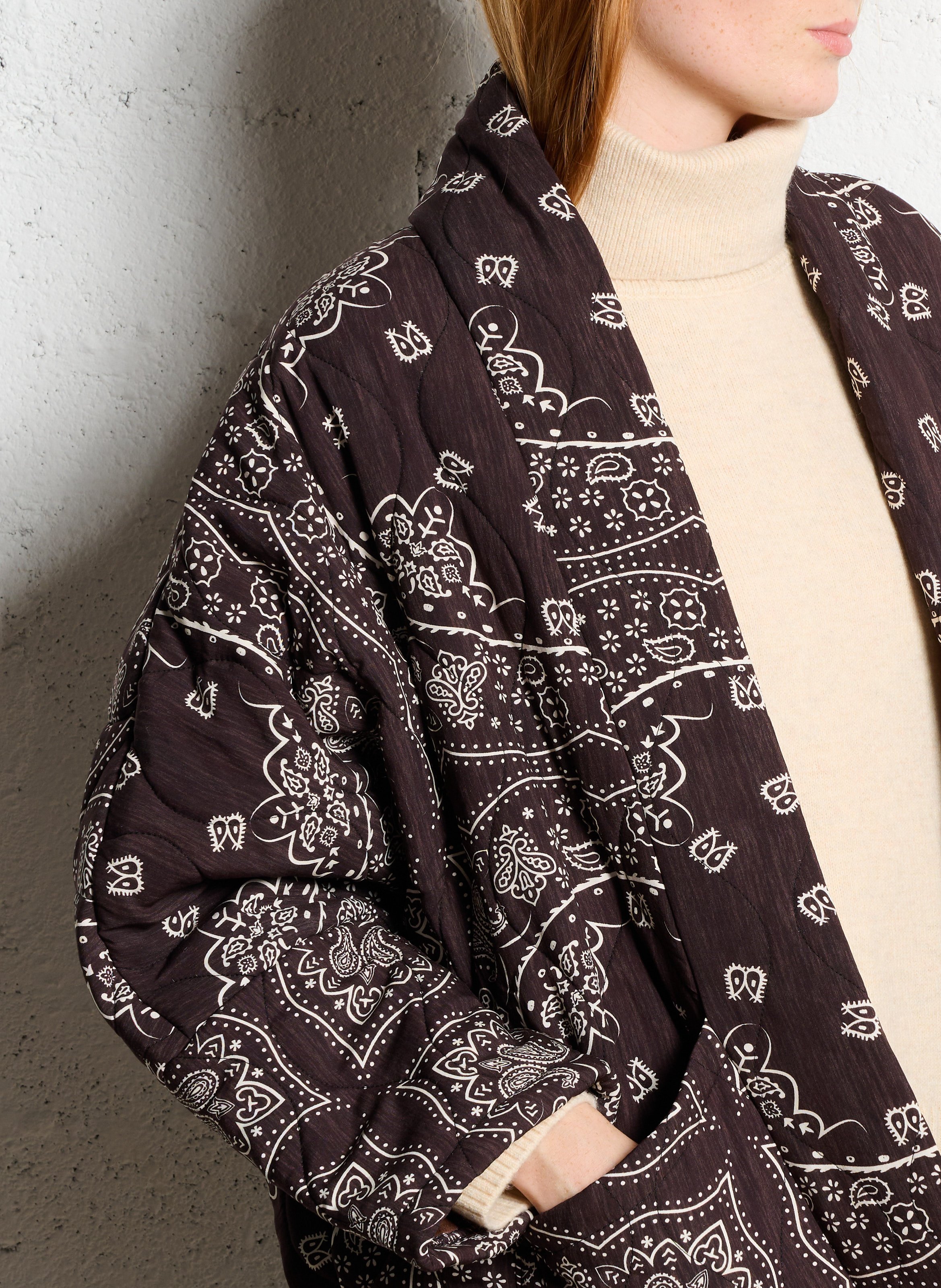 Schalkragenjacke AOKYANOS Braun