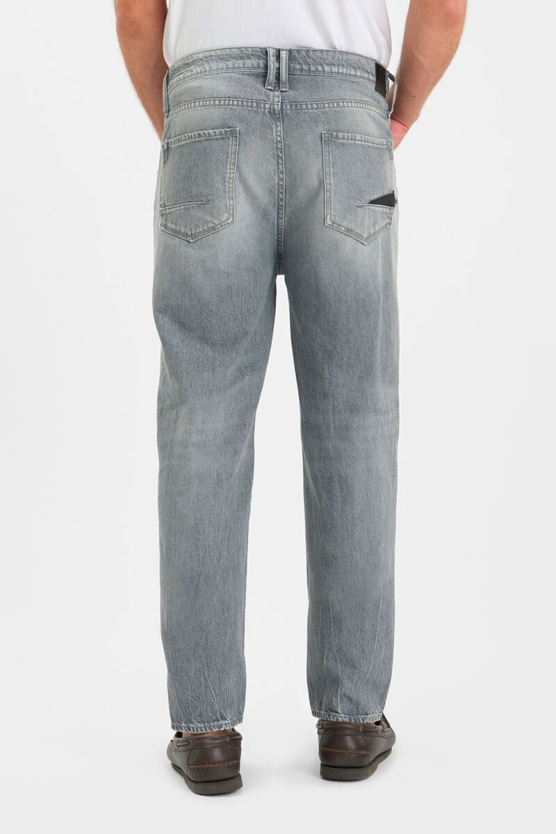 Loose, wide-leg jeans, length 34 LE TEMPS DES CERISES Grey