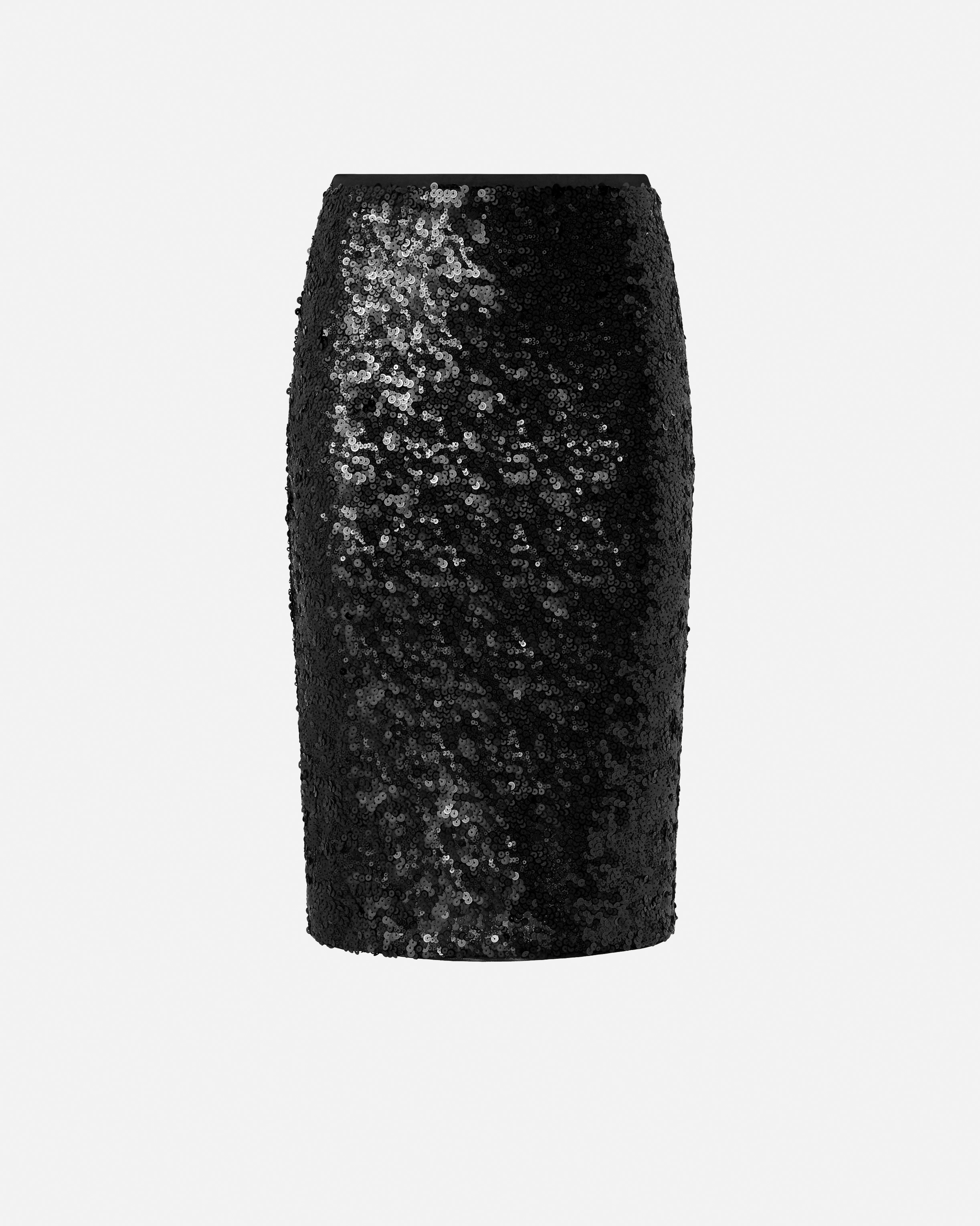 Sequin pencil skirt PINKO Black