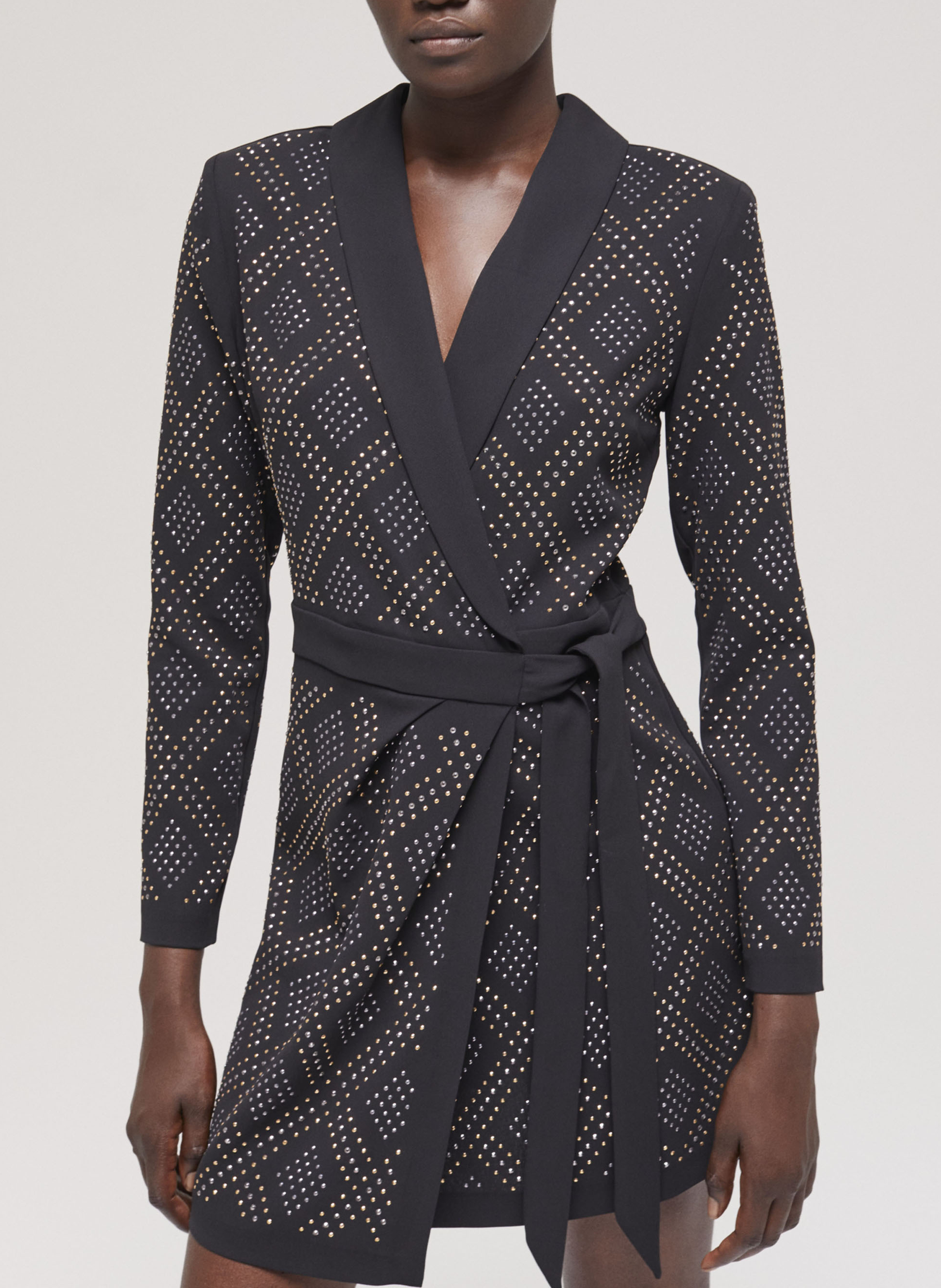 Robe courte portefeuille THE KOOPLES Noir