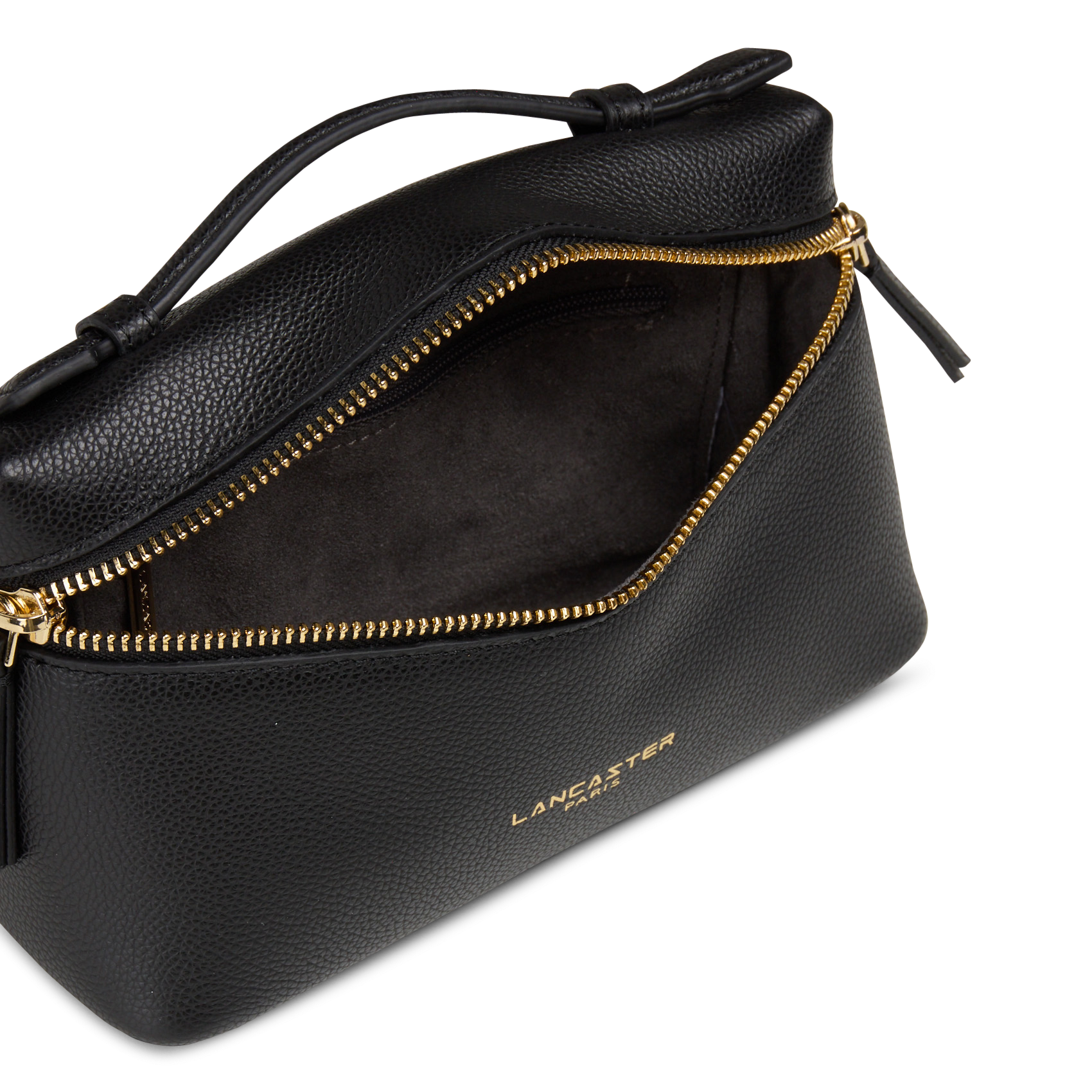 Dori leather shoulder bag LANCASTER PARIS Black