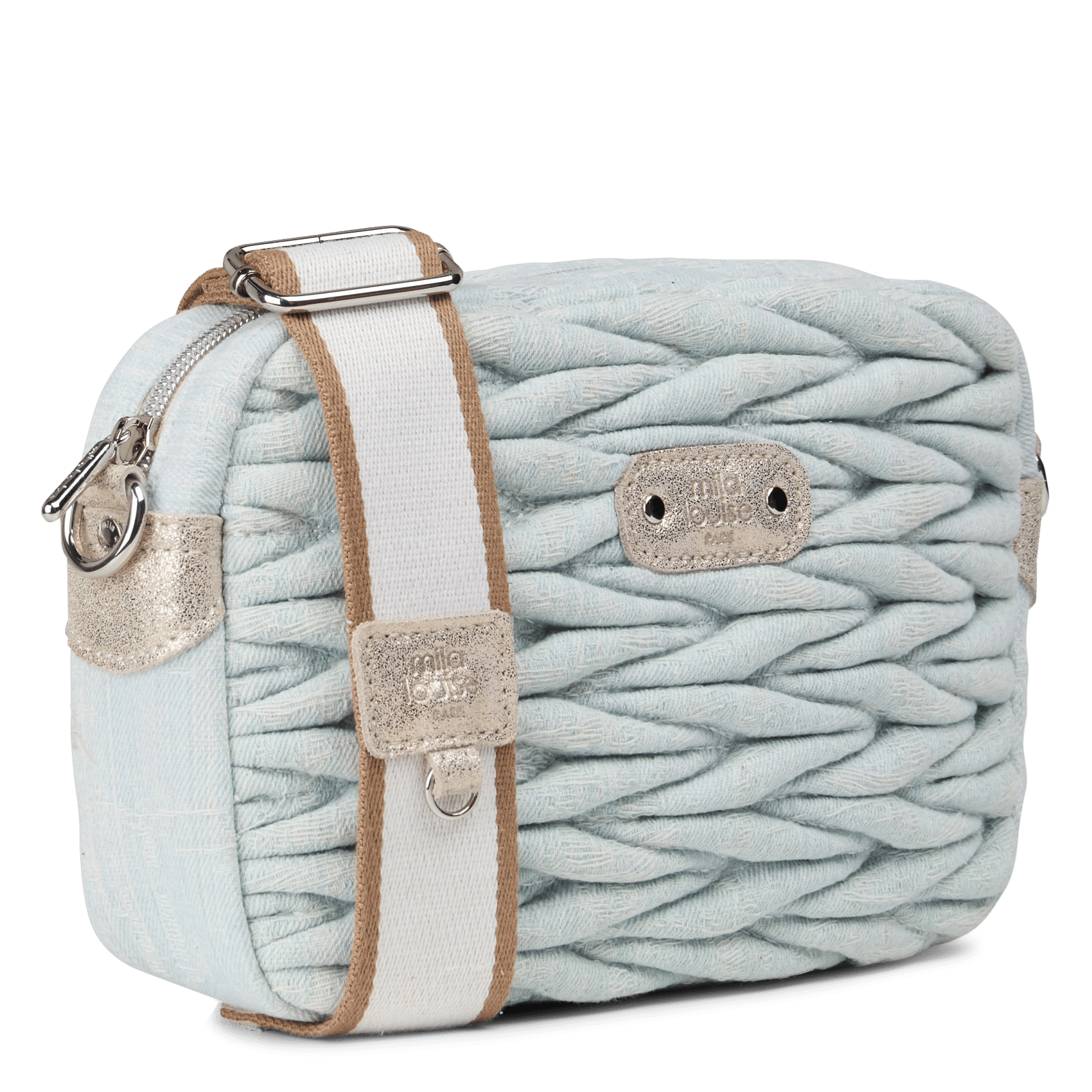 Imitatieleren schoudertas MILA LOUISE Wit