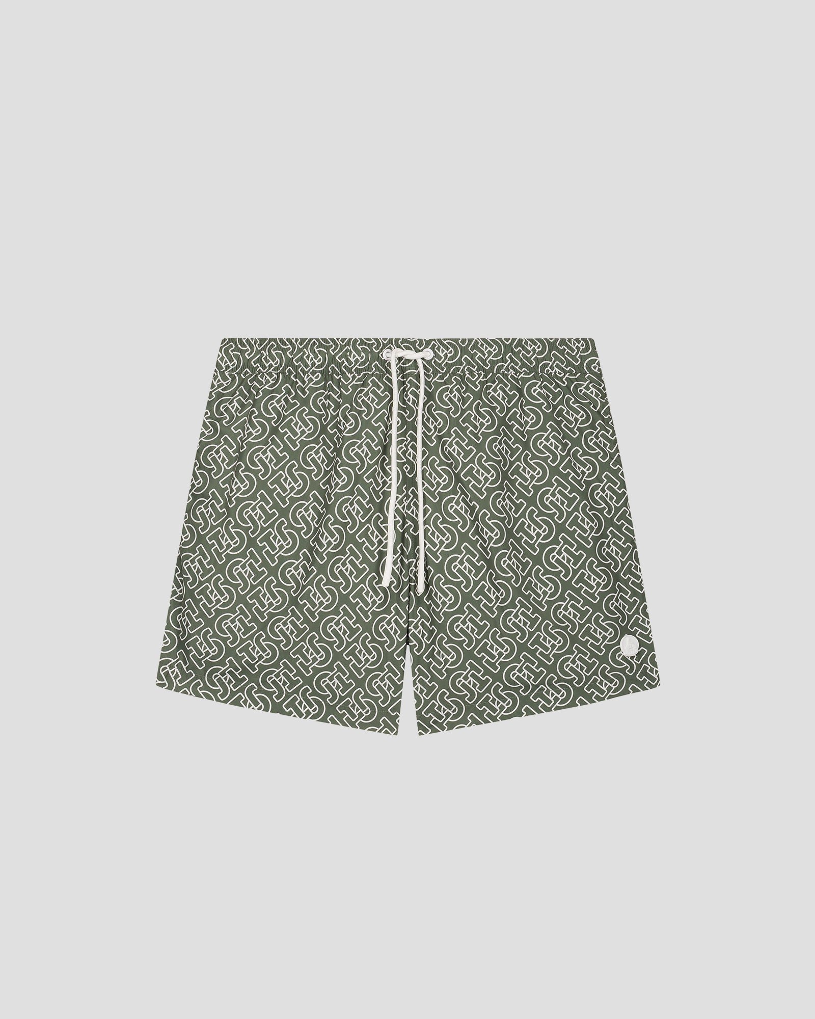 Ian Monogram Swimsuit JOTT Green