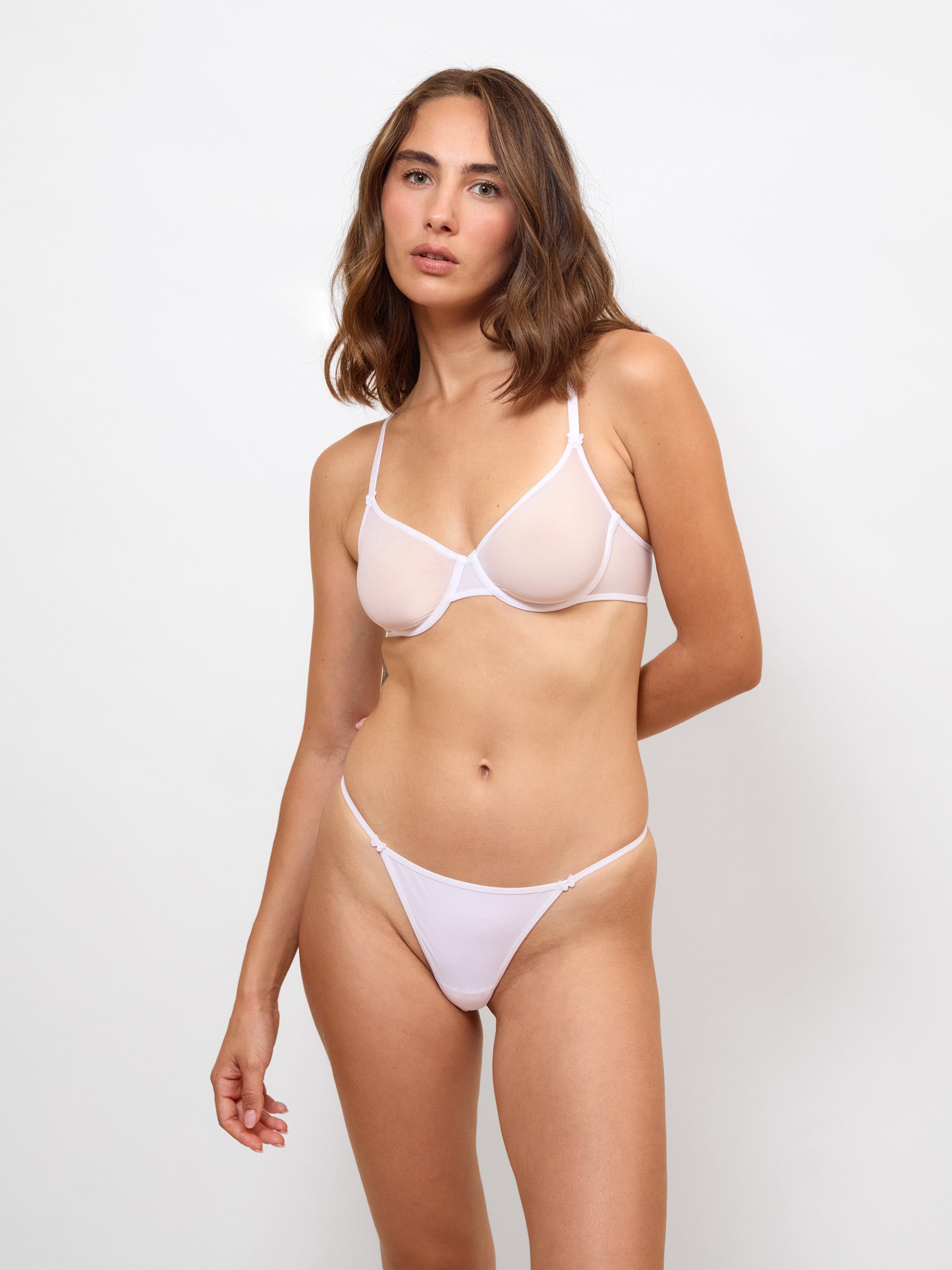 Underwired padded demi-cup bra PASSIONATA White