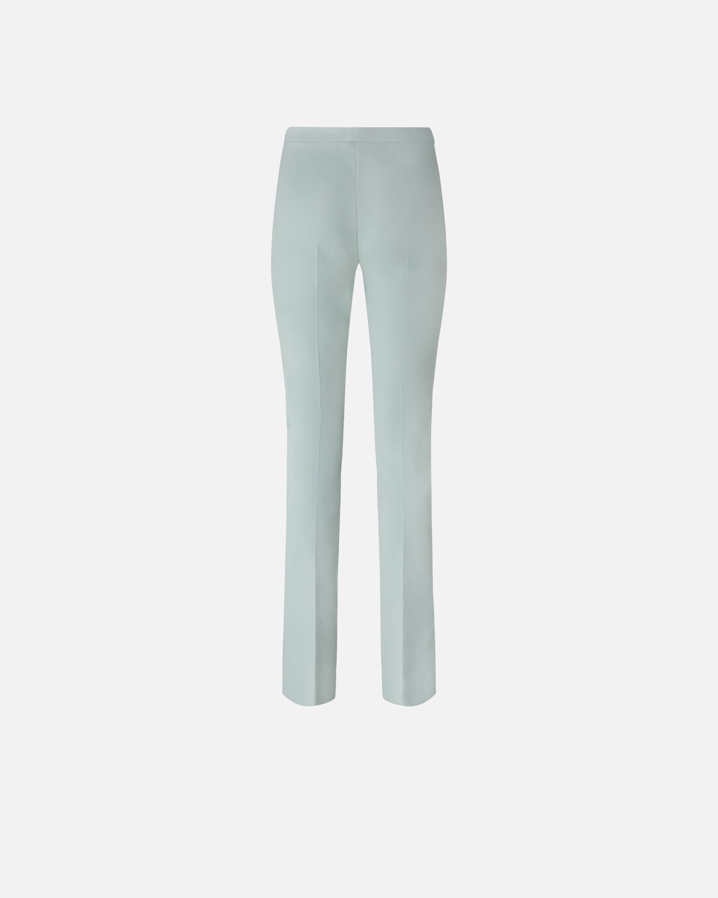 Pantalon en satin de coton avec pli PINKO Bleu