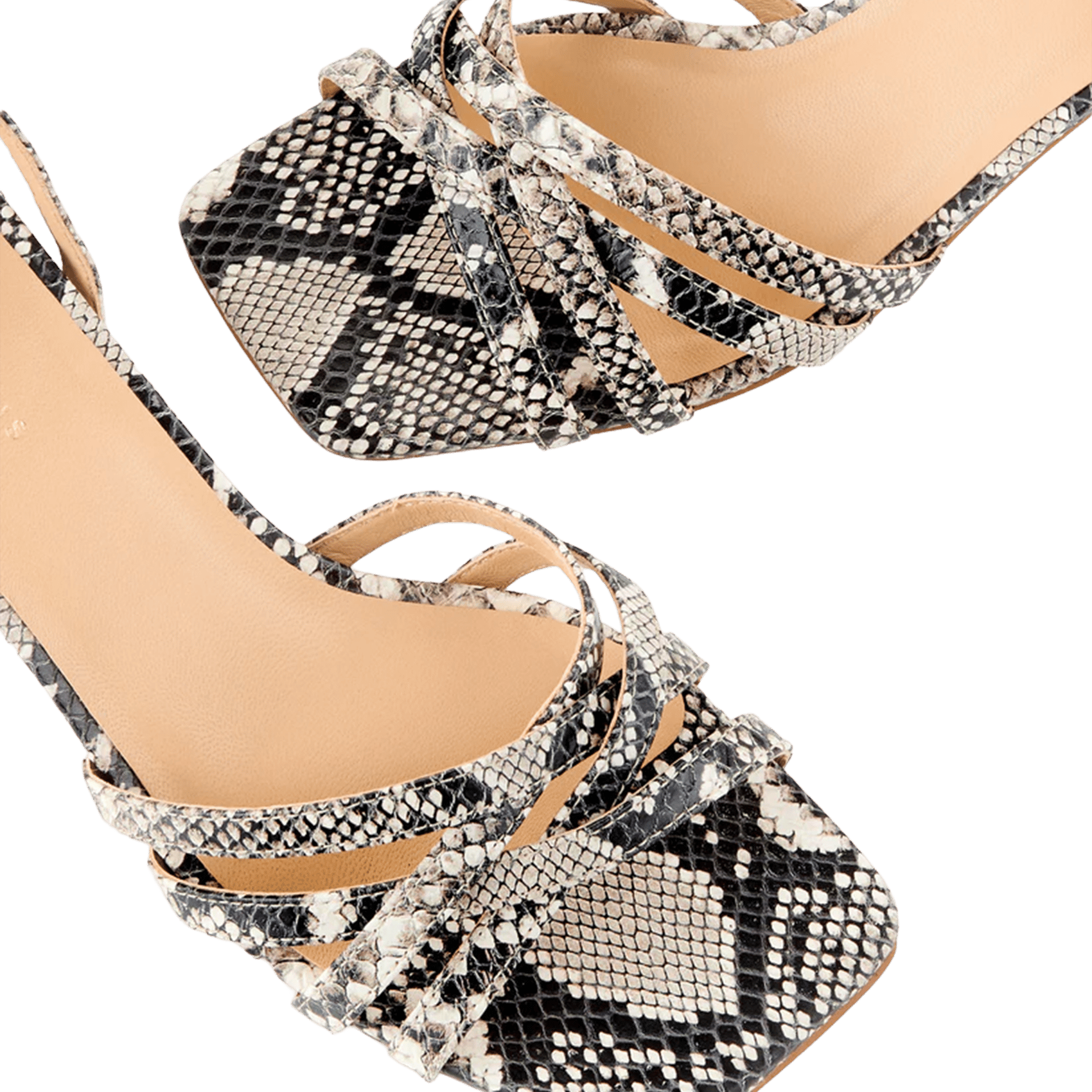 Sandalias altas de ante COSMOPARIS Beige