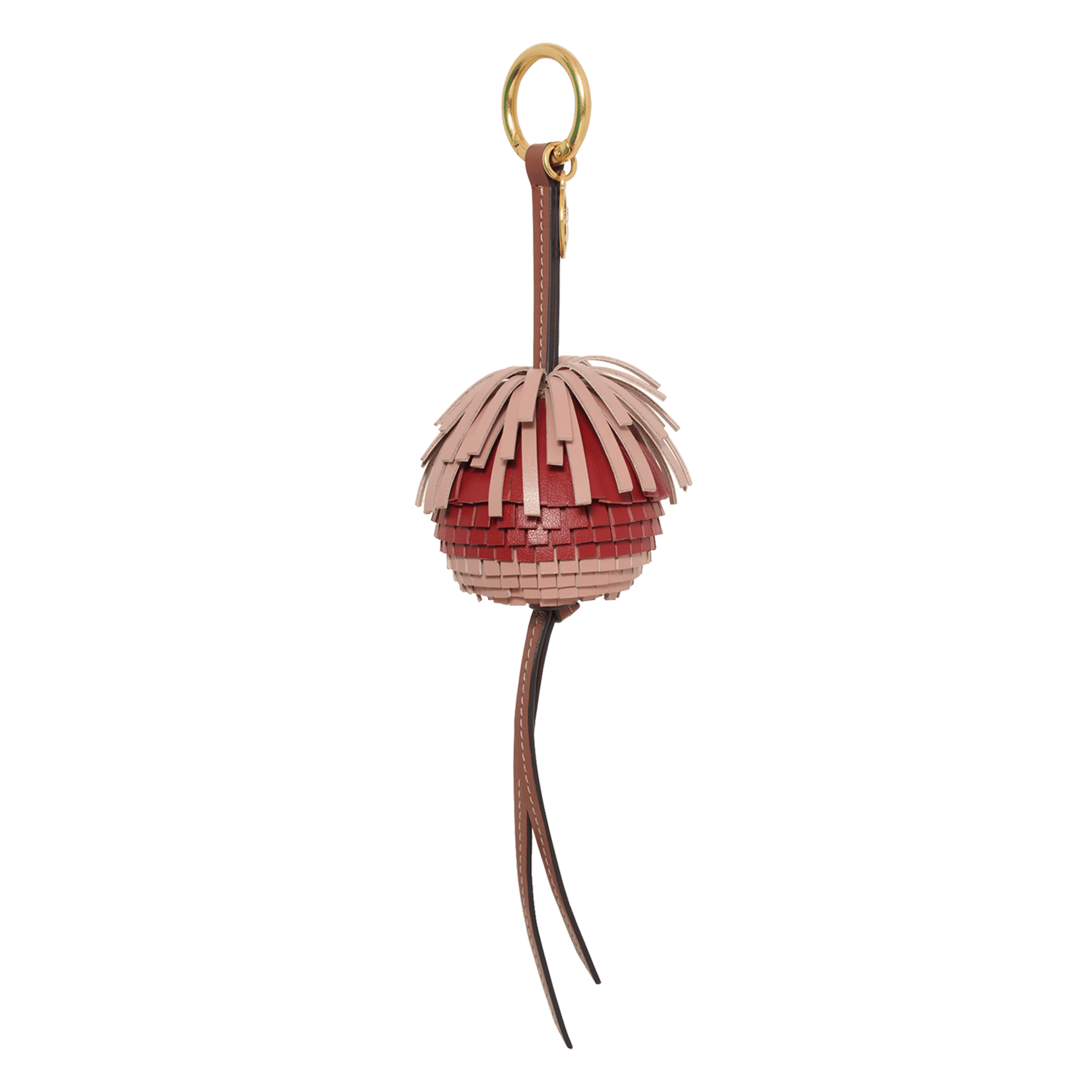 Runder Leder Schlüsselanhänger GERARD DAREL Rosa