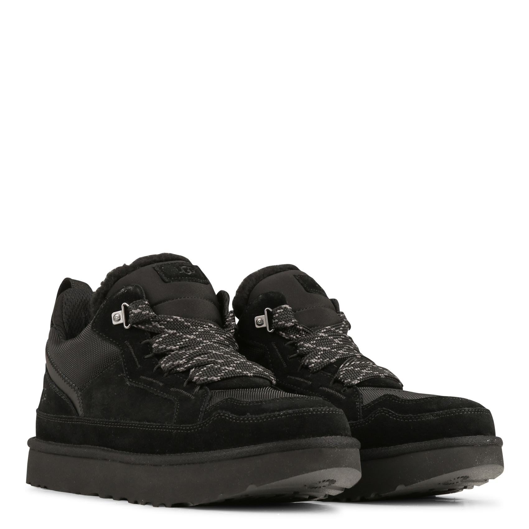 Baskets montantes en cuir mélangé UGG Noir