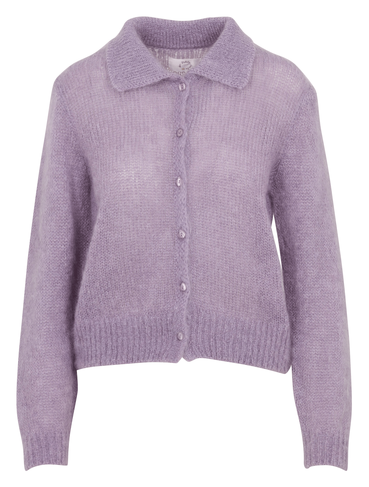Straight mohair blend polo collar vest DES PETITS HAUTS