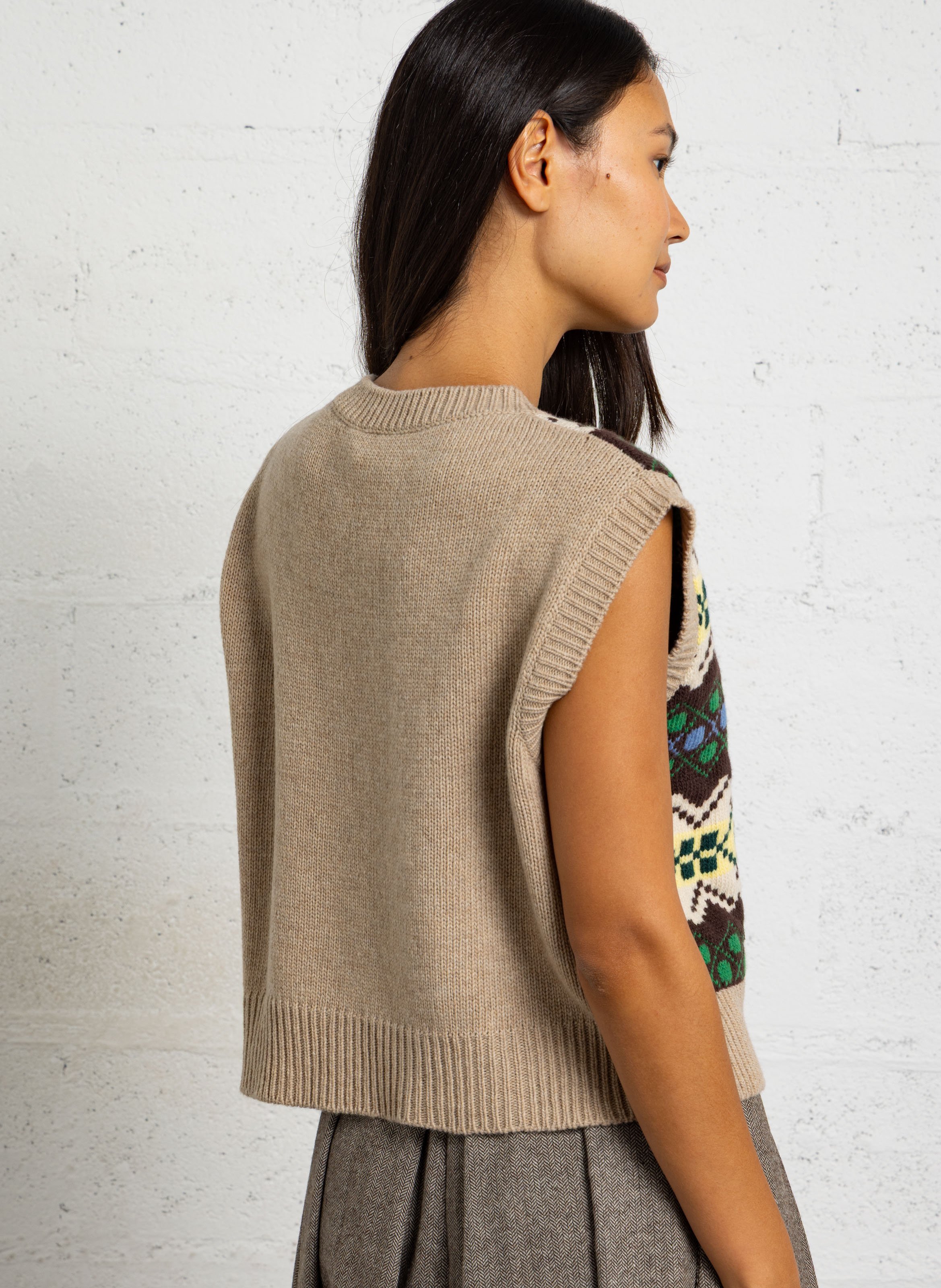 Wollen trui met ronde hals MAX MARA WEEK END Groen