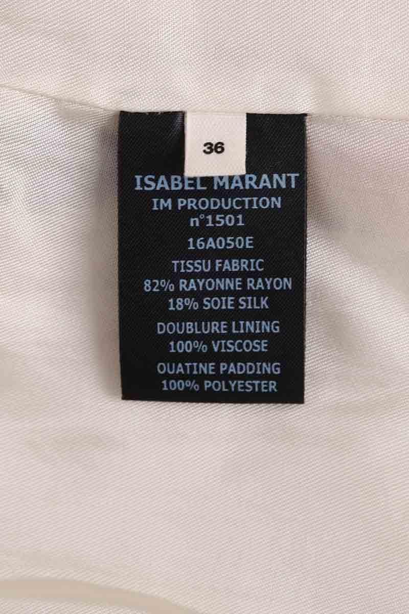 Regular-fit organic cotton jacket with sherpa collar ISABEL MARANT ÉTOILE - SECONDE MAIN Multicolored