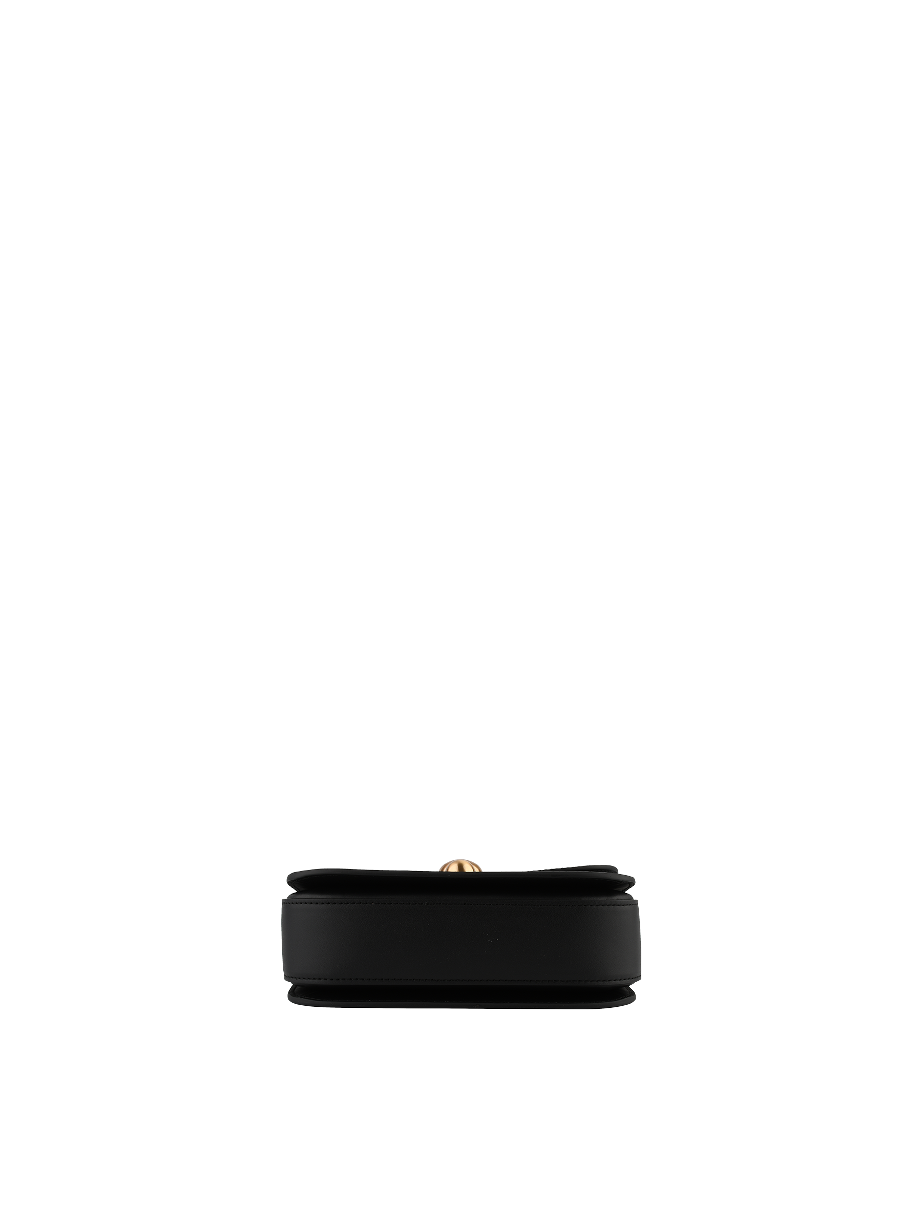 Crossbody bag in cowhide leather POURCHET Black