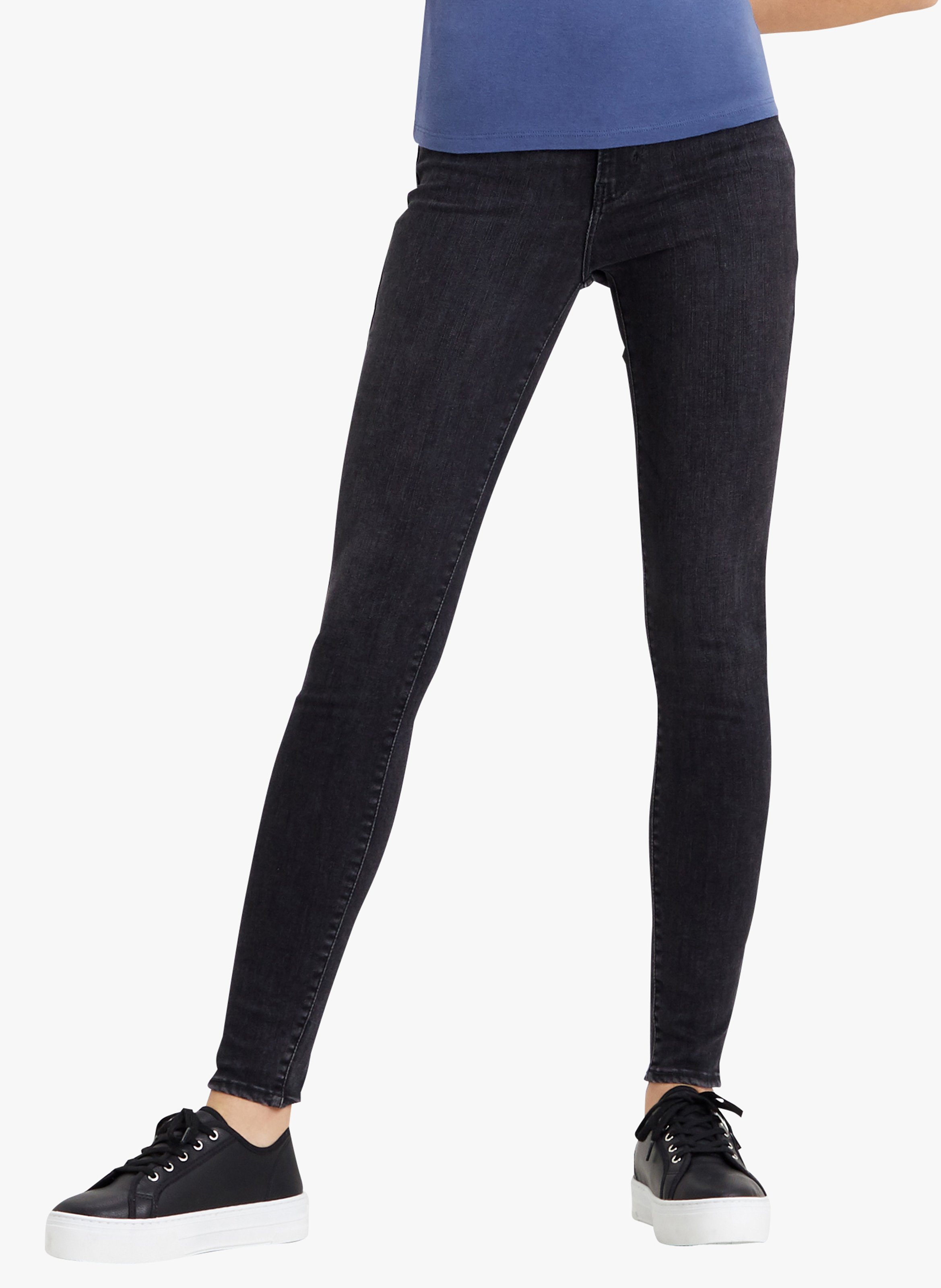 Jean skinny taille haute LEVI'S Noir