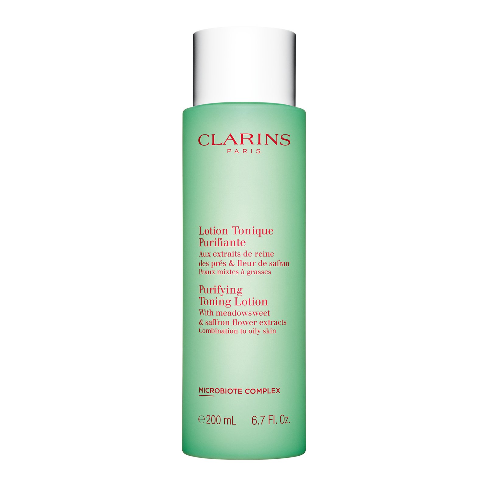 Lotion Tonique Purifiante - Aux extraits de reine des près & fleur de safran CLARINS No color
