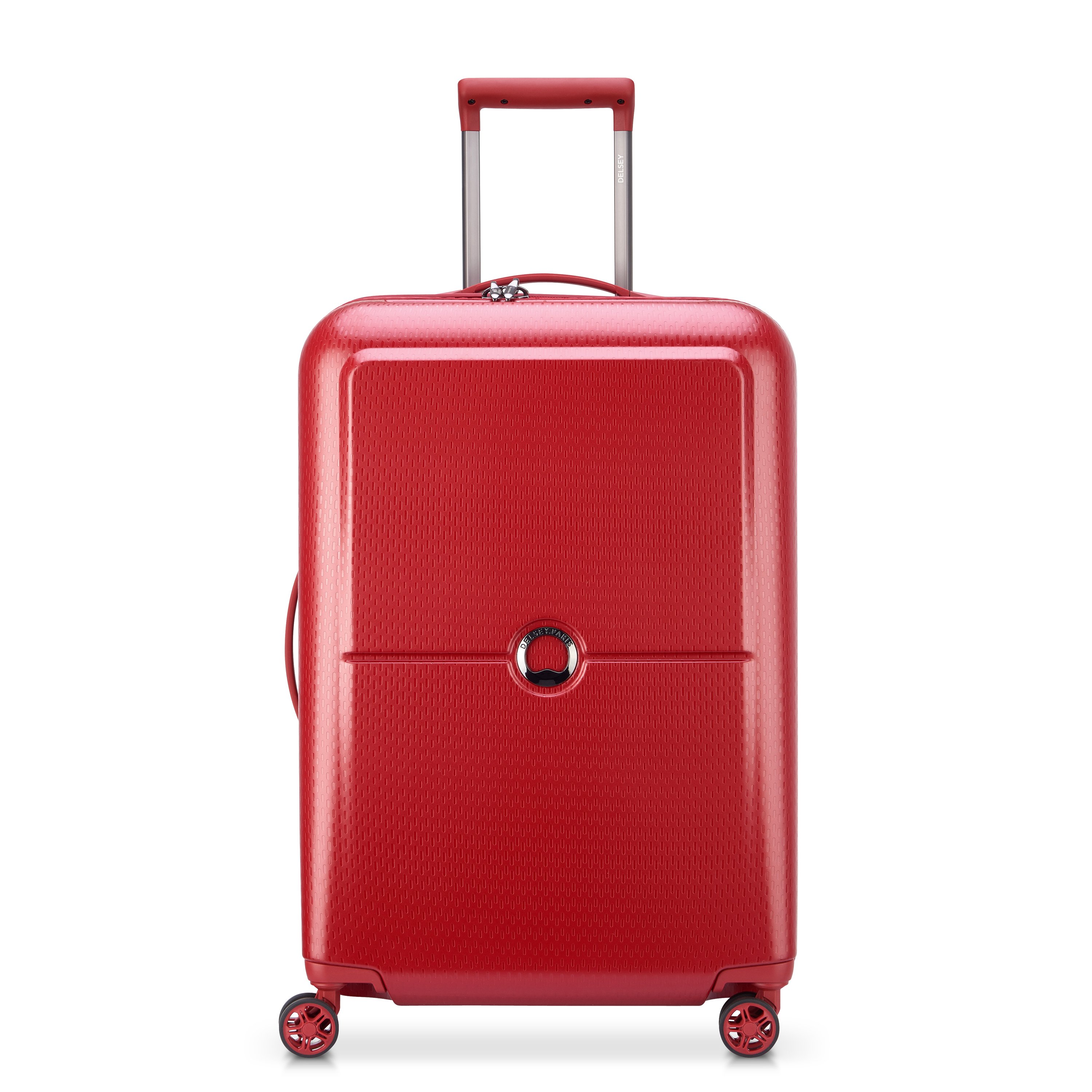 Rigid hold suitcase DELSEY PARIS Red