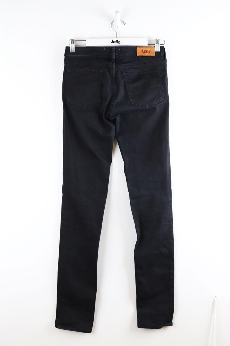 Cotton straight jeans ACNE STUDIOS - Seconde Main Black