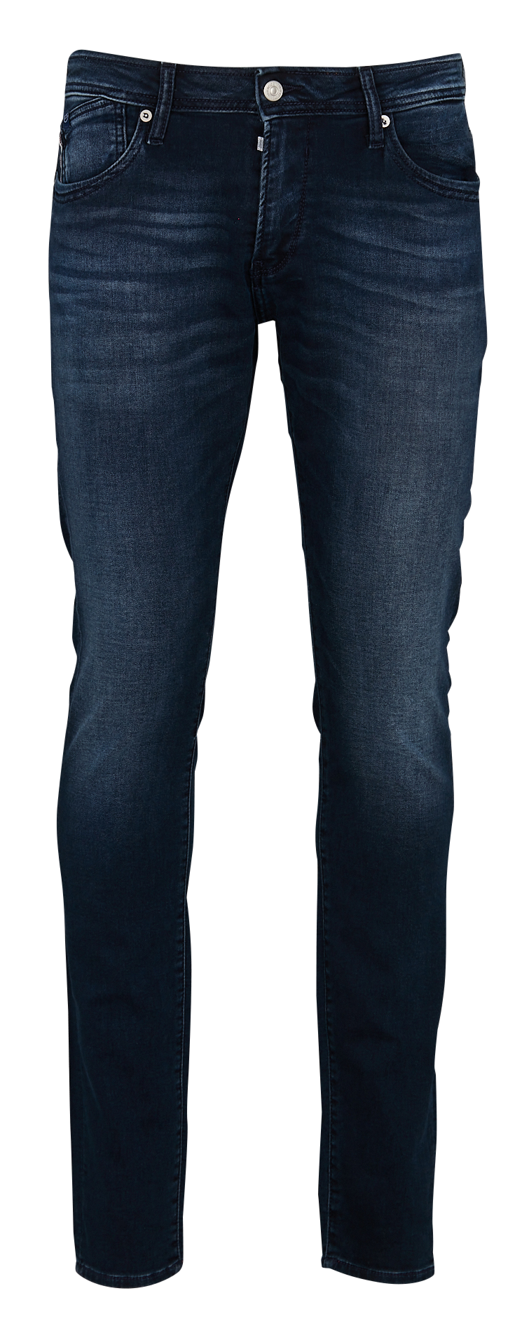 Slim-fit stretchy cotton-blend jeans LE TEMPS DES CERISES Blue