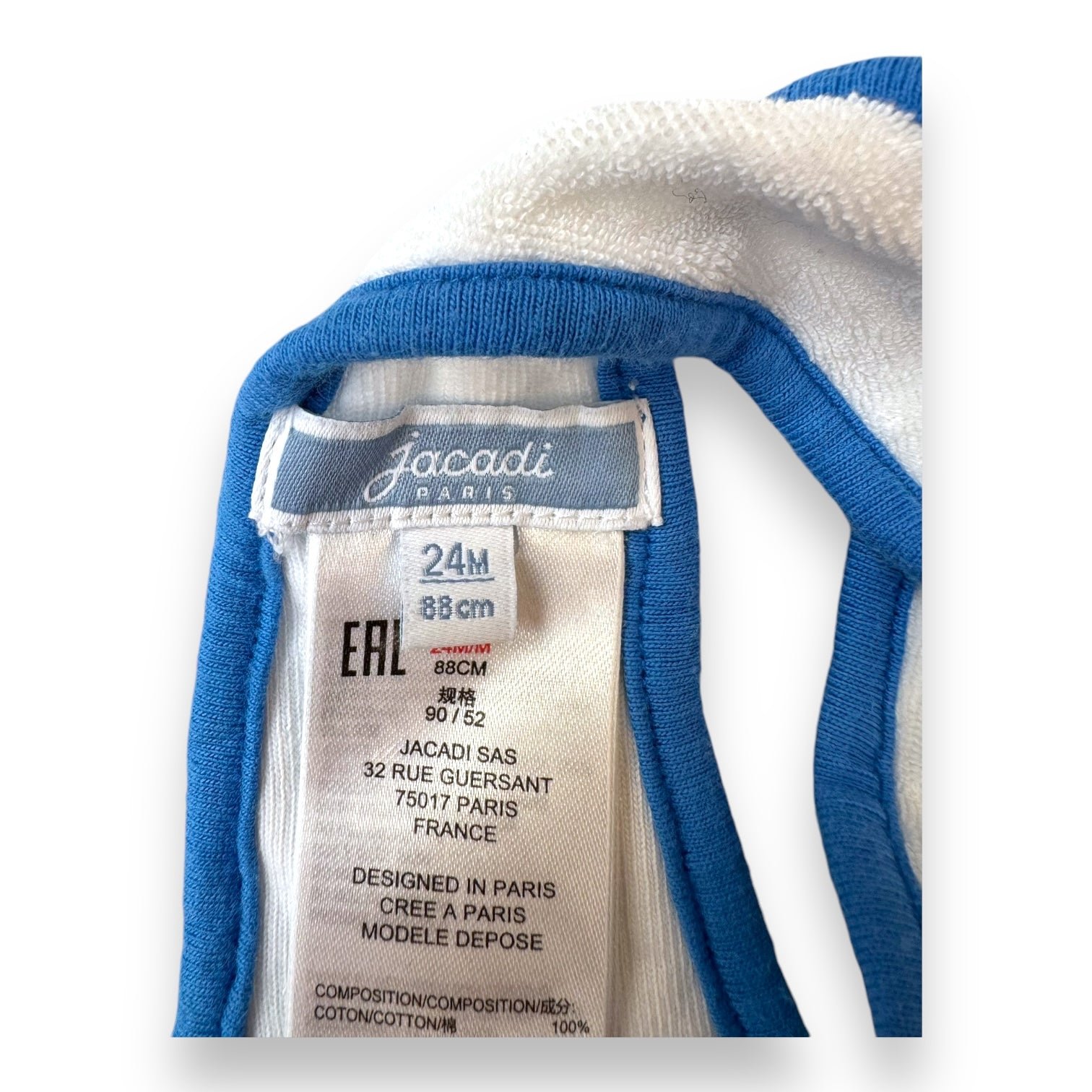 White Baby Blouse - 24 months JACADI - Seconde Main White