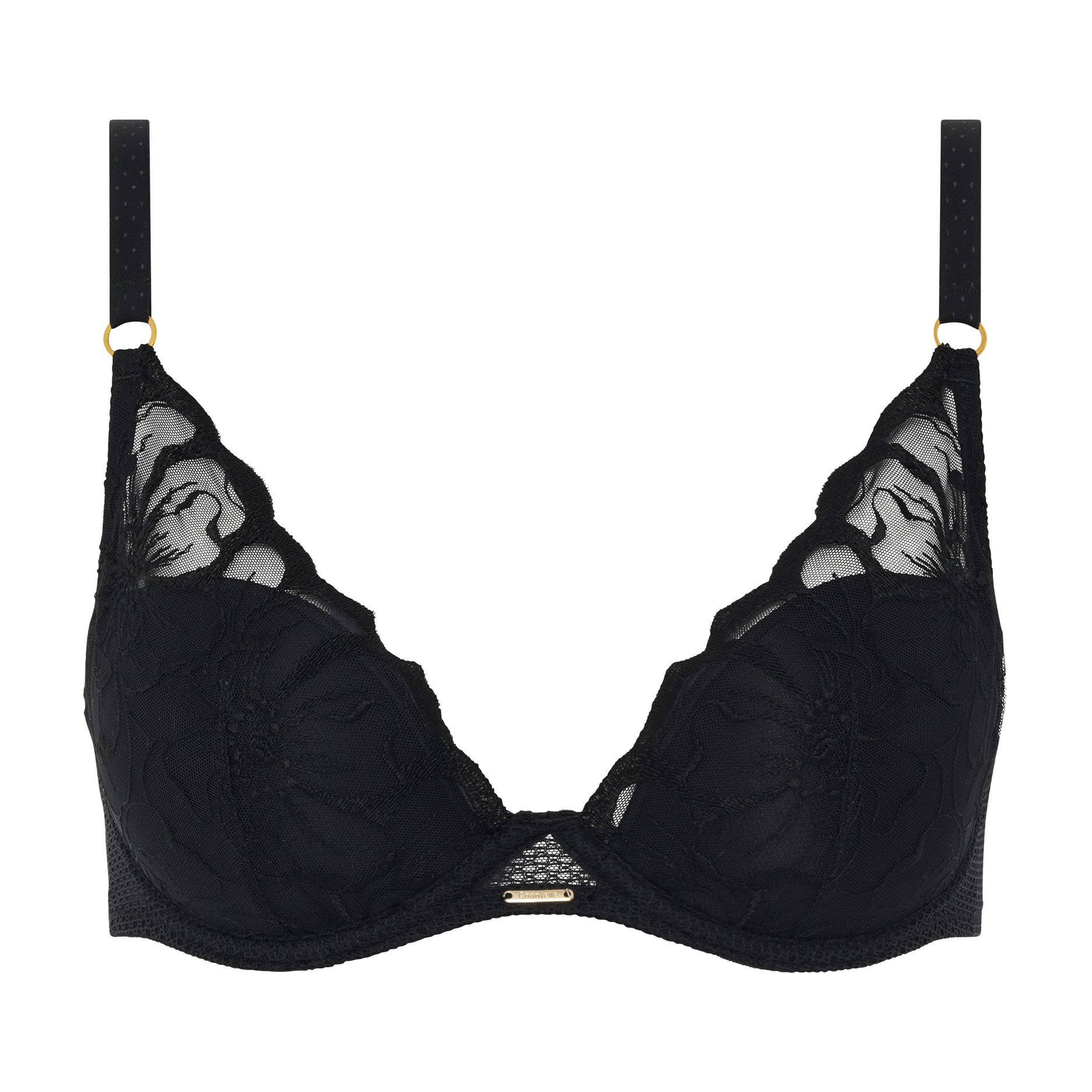 Plunge cup bra | Black CHANTELLE Women