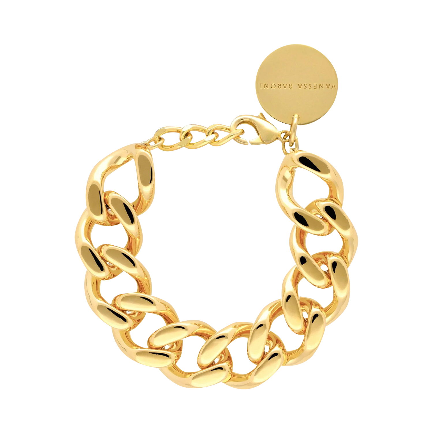 Armband mit flacher Kette VANESSA BARONI Golden