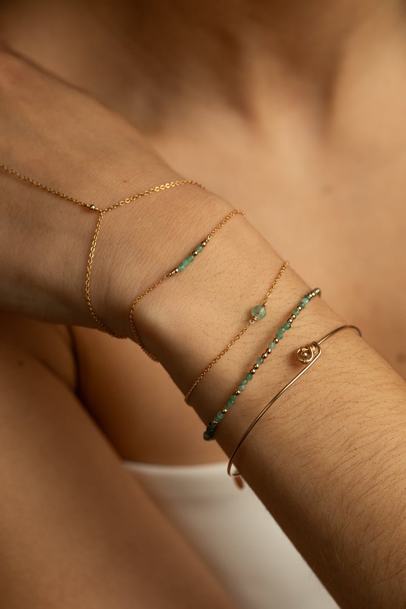 Bracelet - Emerald YAY Green
