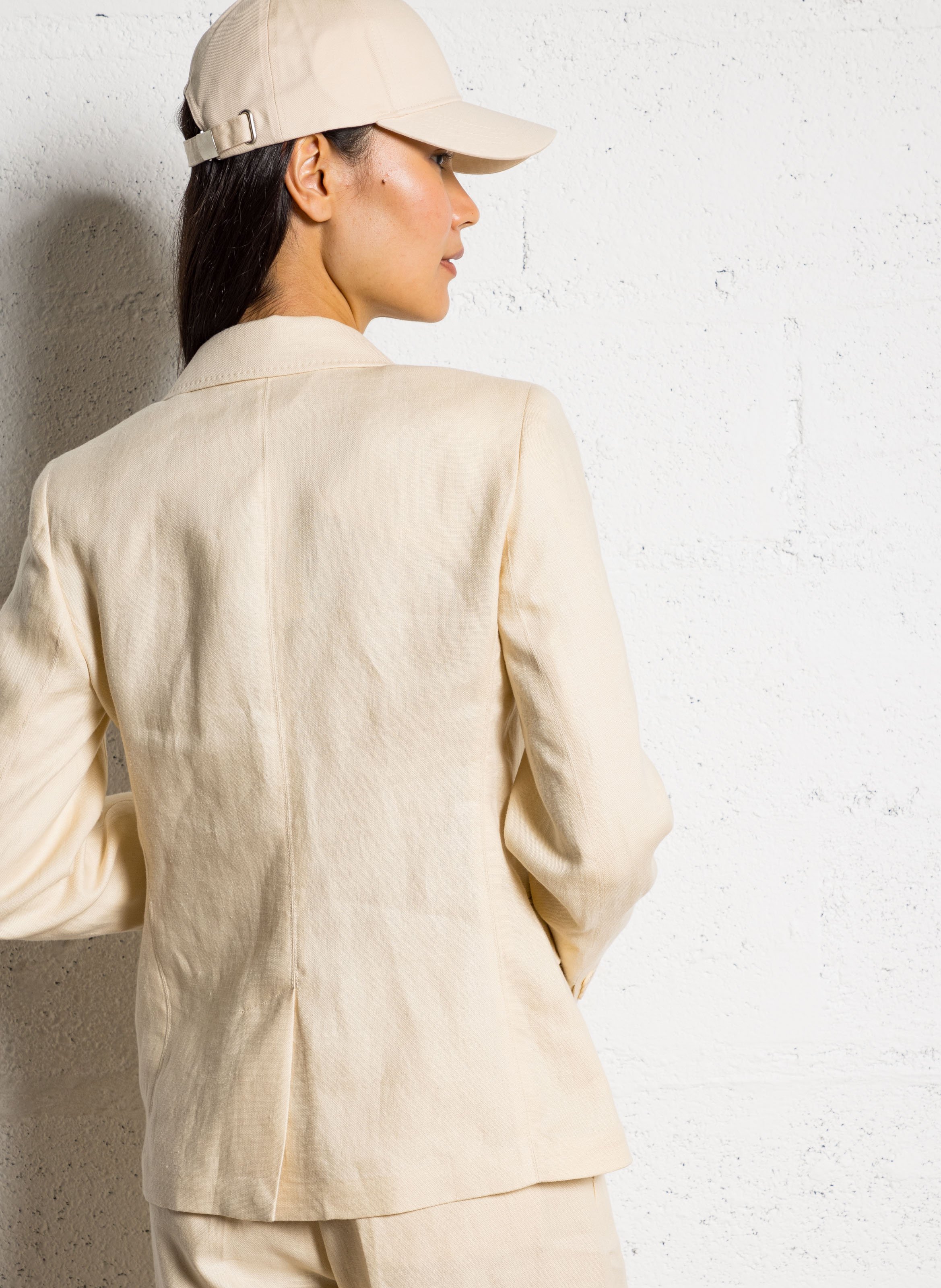 Ballerine en cuir métallisé SOCQUE PARIS Blanc