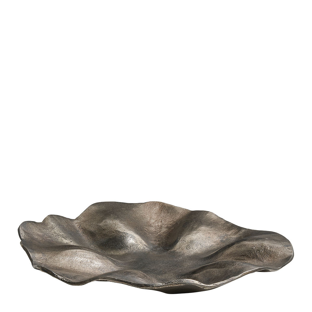 Set de 2 plateaux métal BLANC D'IVOIRE Gris