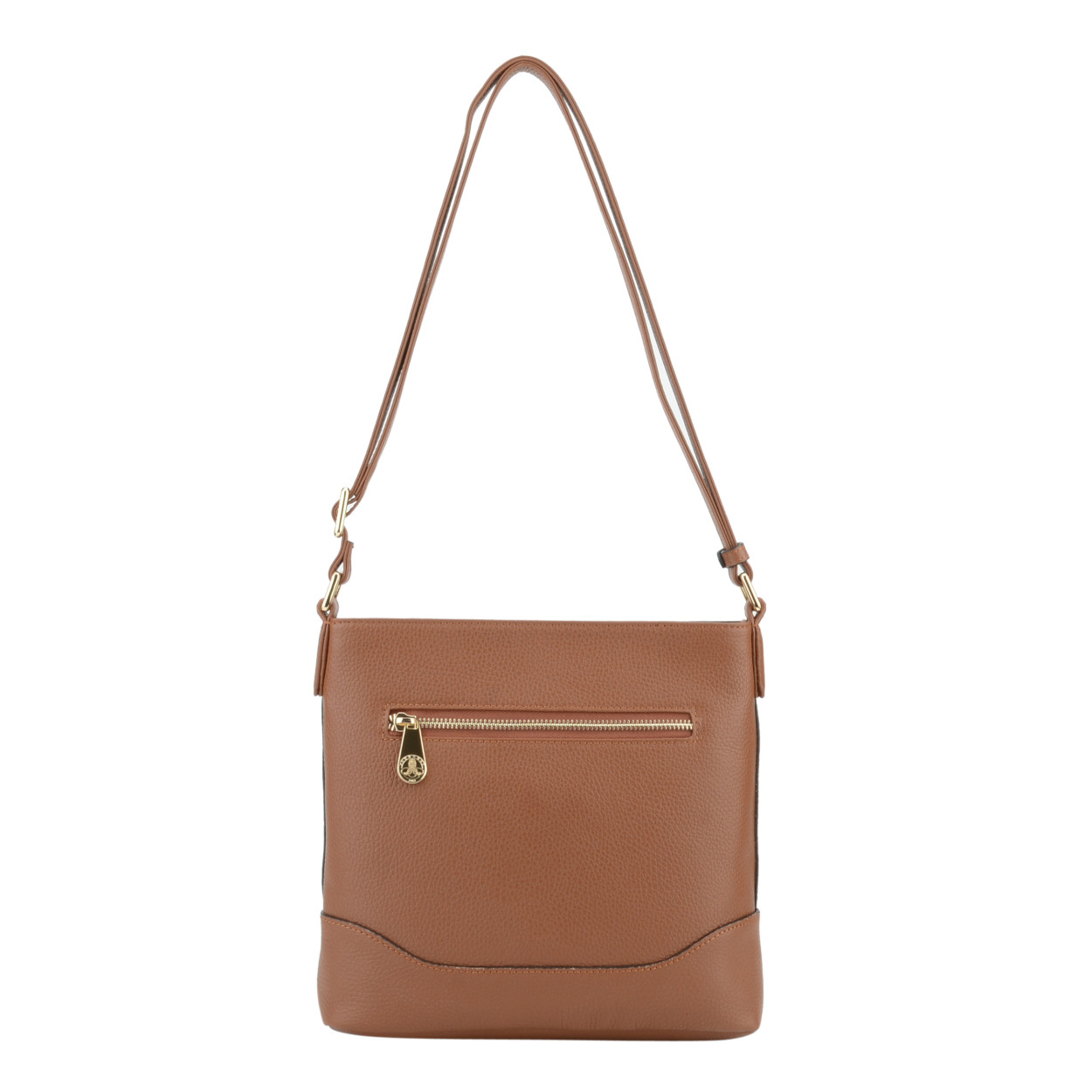 Red crossbody bag POURCHET Golden