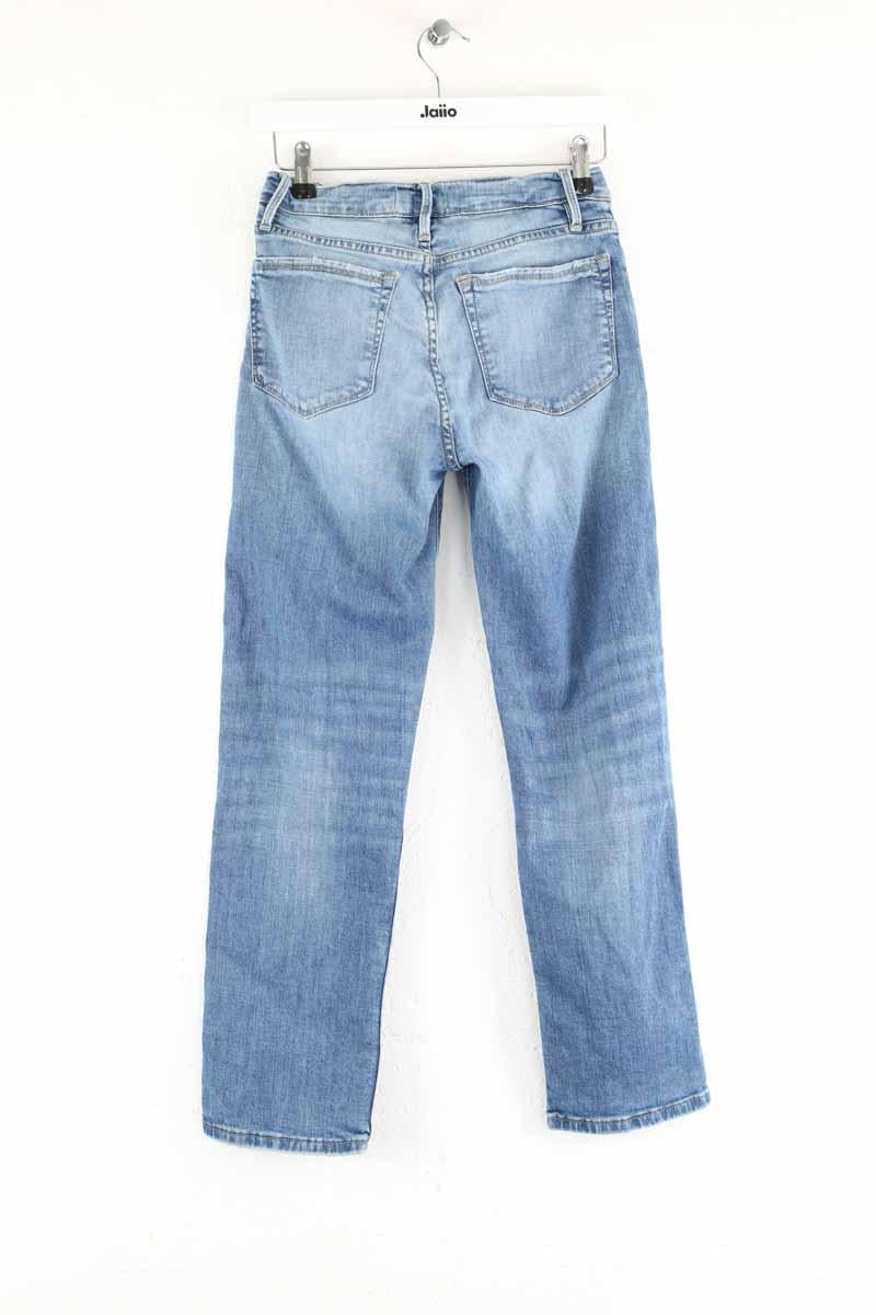 Cotton skinny jeans FRAME - Seconde Main Blue