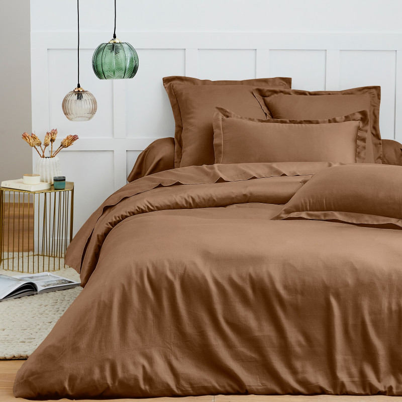 Duvet cover 240 x 220 cm "premium" for a double bed  Marron
