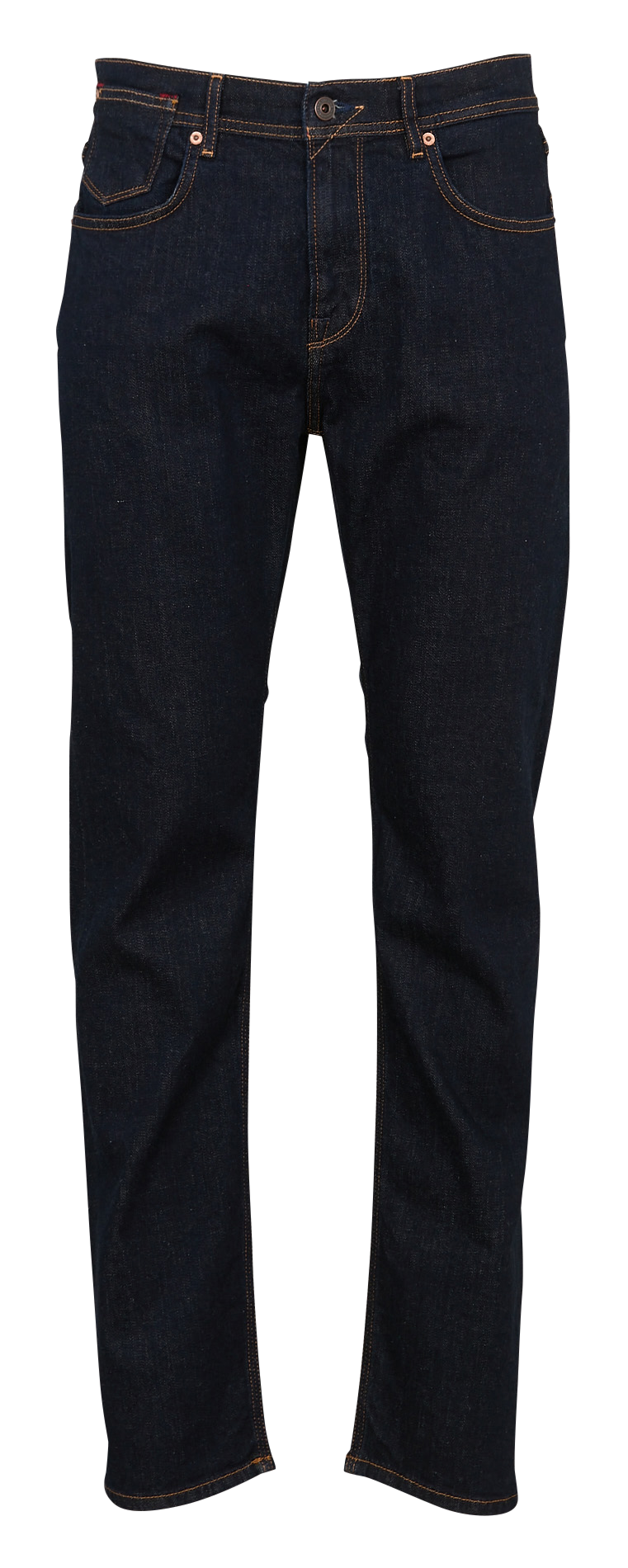 Raw straight leg jeans with stitching PEPE JEANS Blue