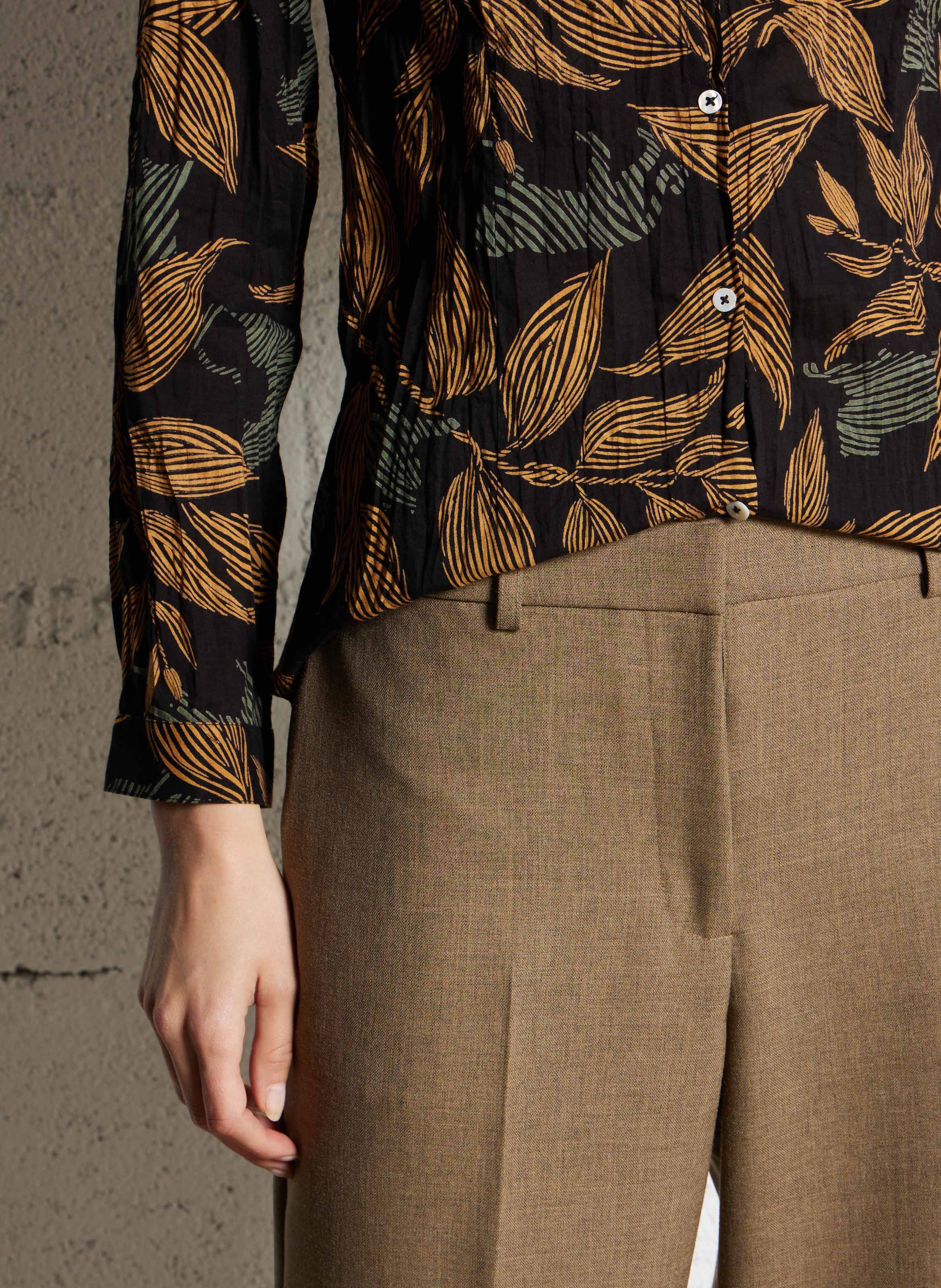 Pantalon droit taille mi-haute NICE THINGS Beige