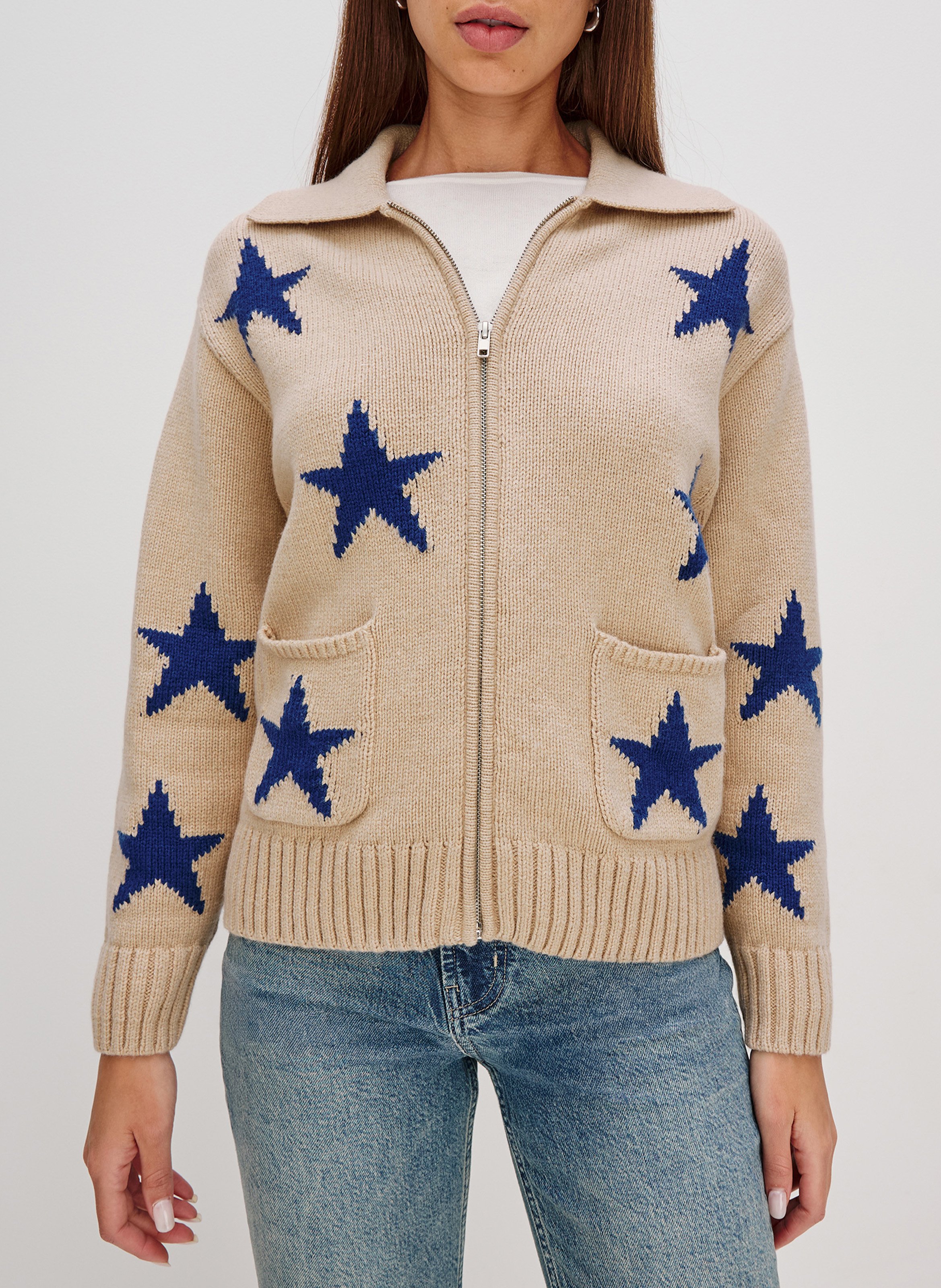 Gilet droit col classique RAILS Multicolore