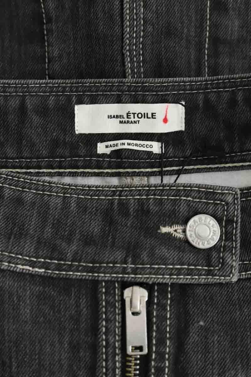 Cotton mini skirt ISABEL MARANT ÉTOILE - SECONDE MAIN Grey