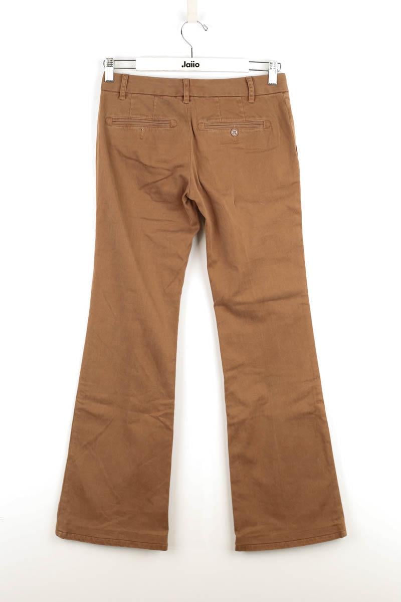 Bootcut cotton pants MARC JACOBS - Seconde Main Brown