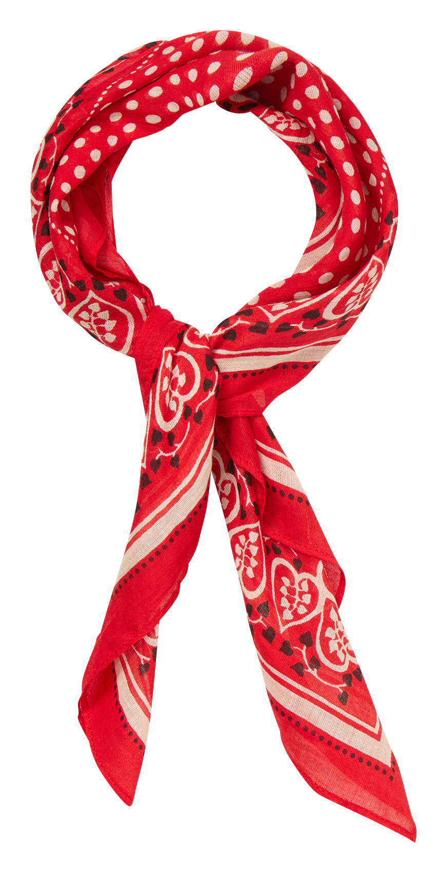 Bedrucktes Baumwolltuch BECKSONDERGAARD Rot