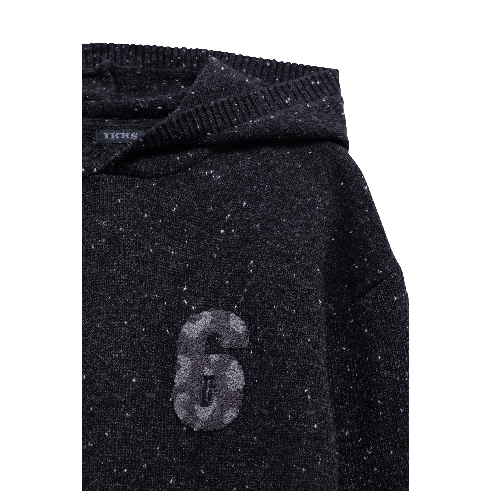 Abidjan - Wollpullover mit Rundhalsausschnitt IKKS JUNIOR Schwarz