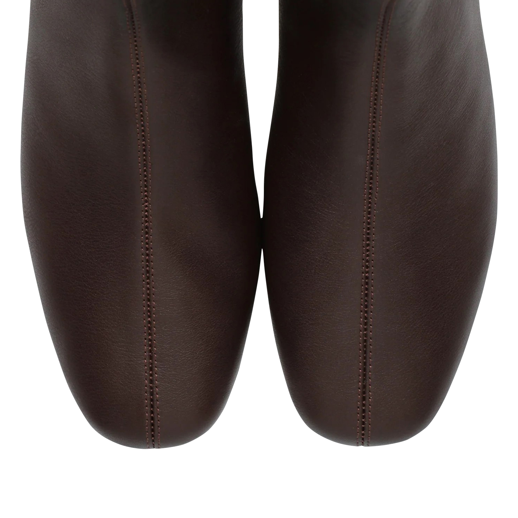 Effen leren enkellaarzen met textuur REPETTO Bruin