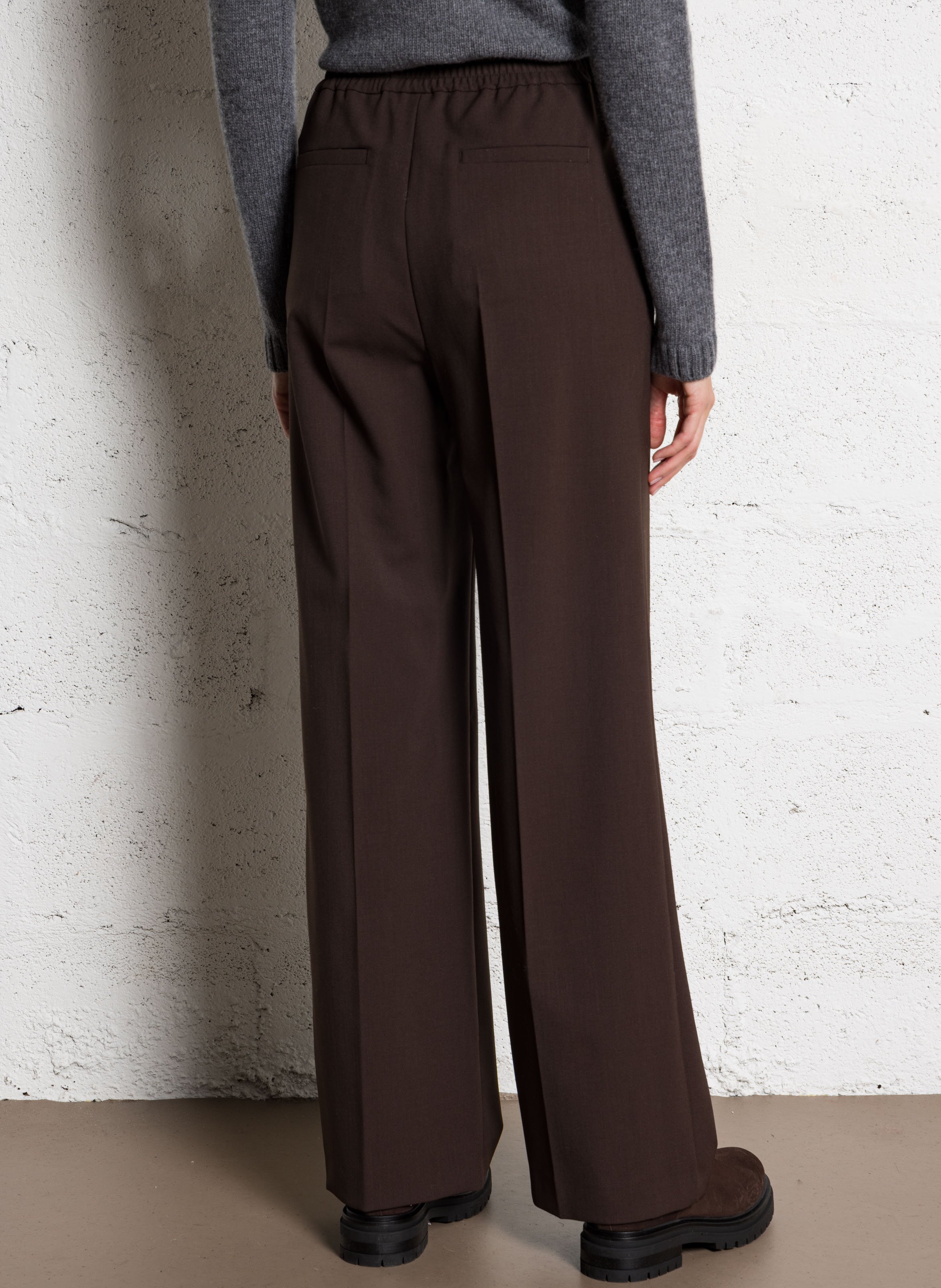 Wide trousers MAX MARA WEEK END Brown