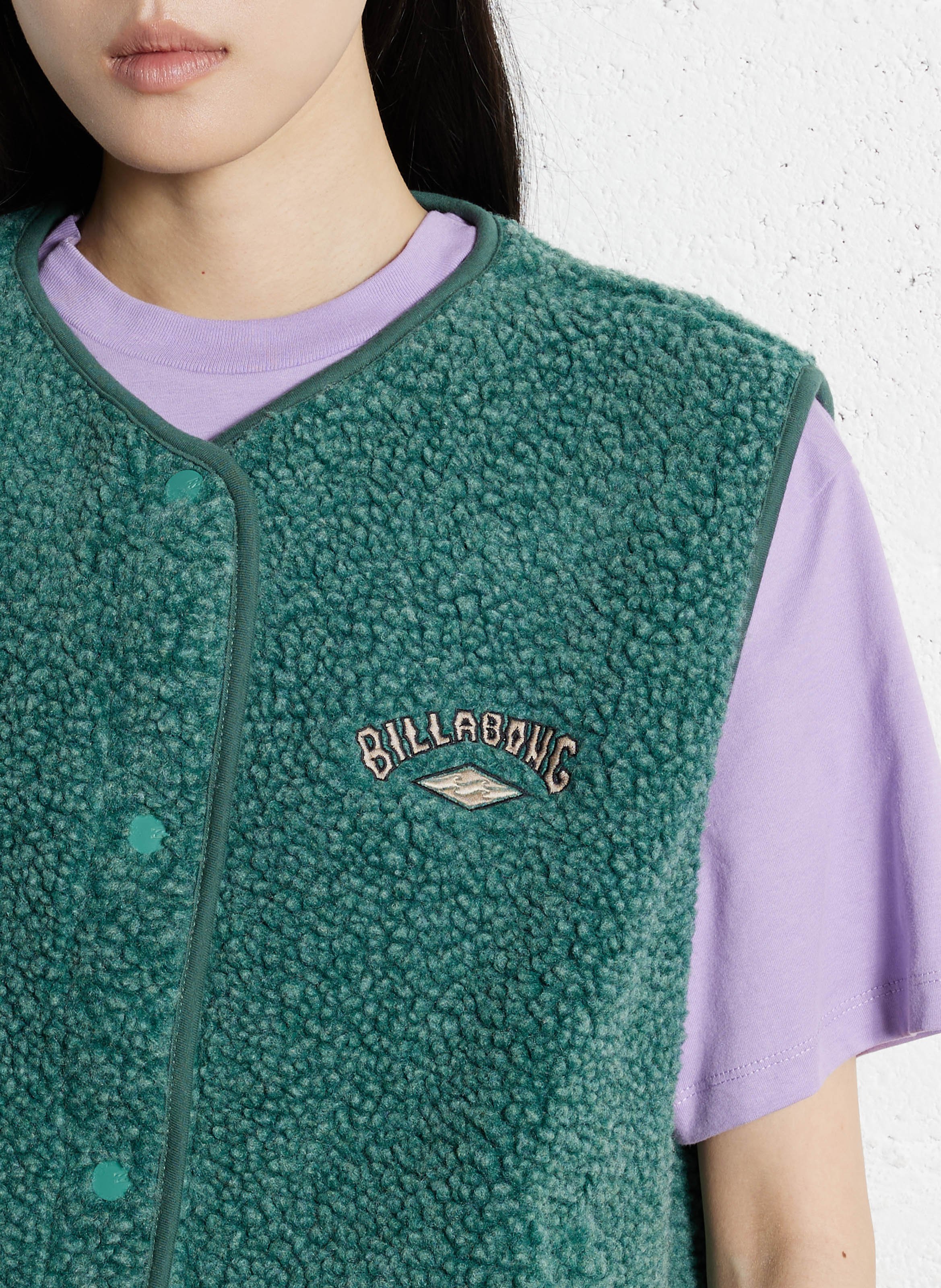 Gilet sans manches droit  BILLABONG Vert