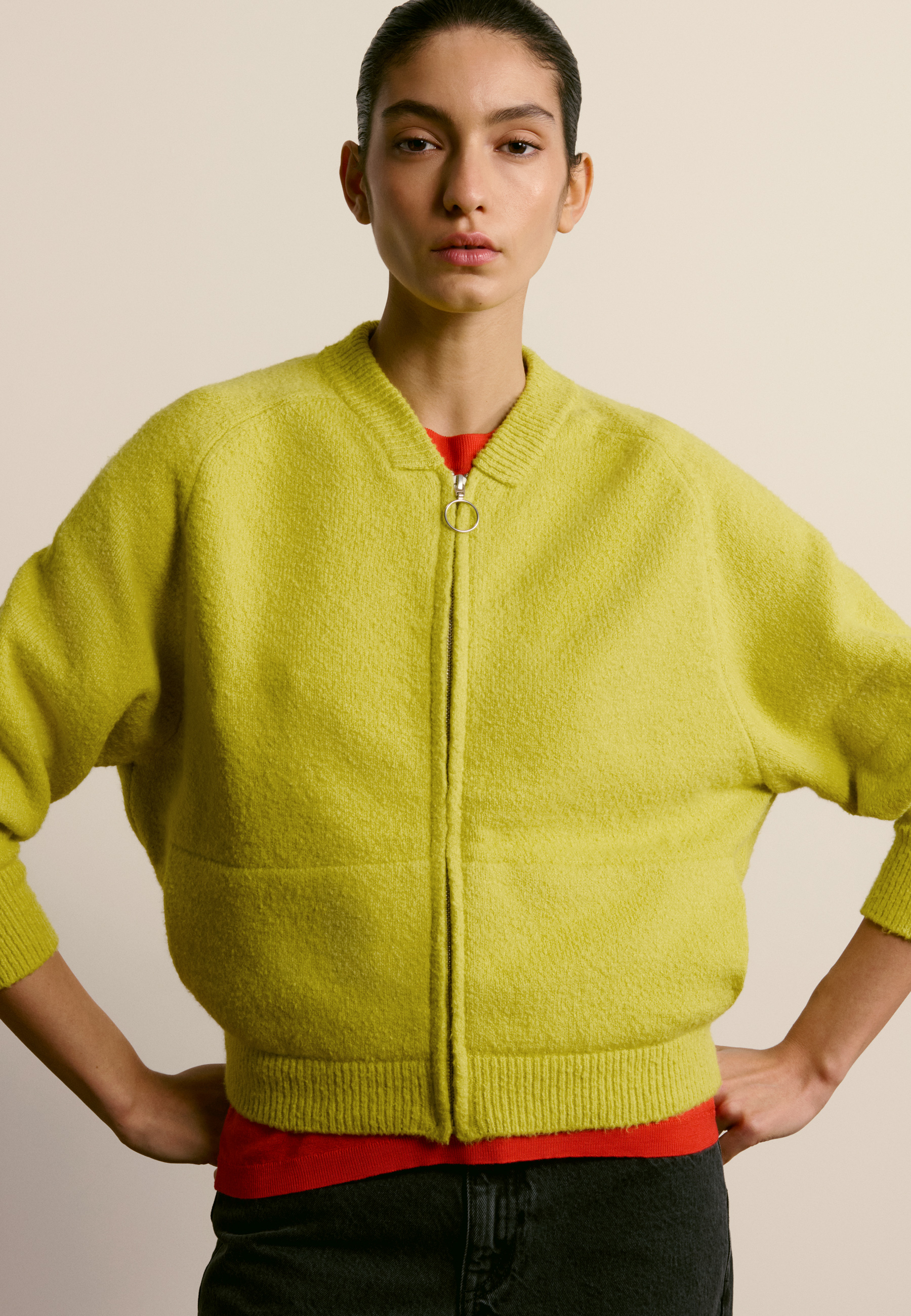 Blouson zippé en coton MAISON MONTAGUT