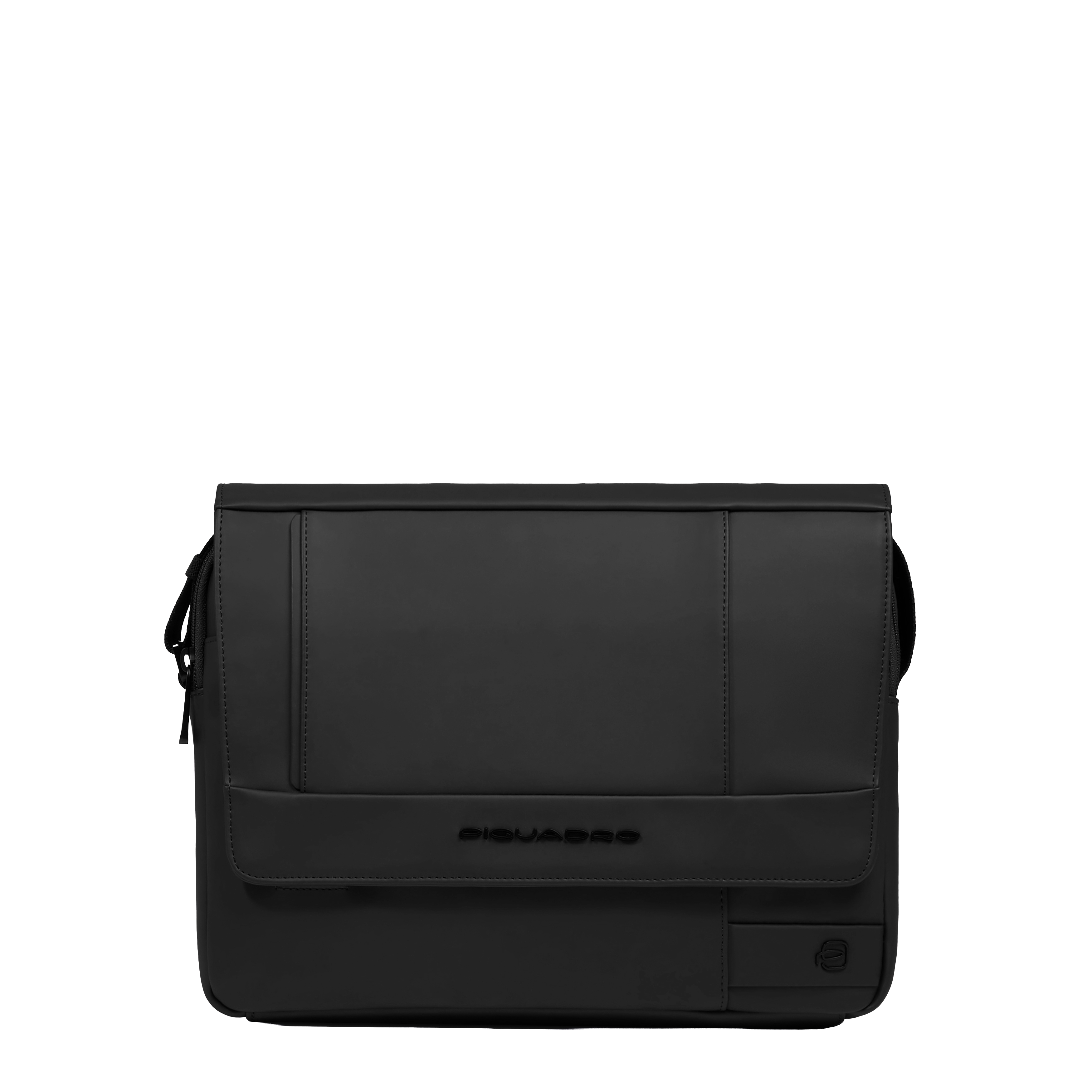Water-repellent courier bag for iPad® PIQUADRO Black