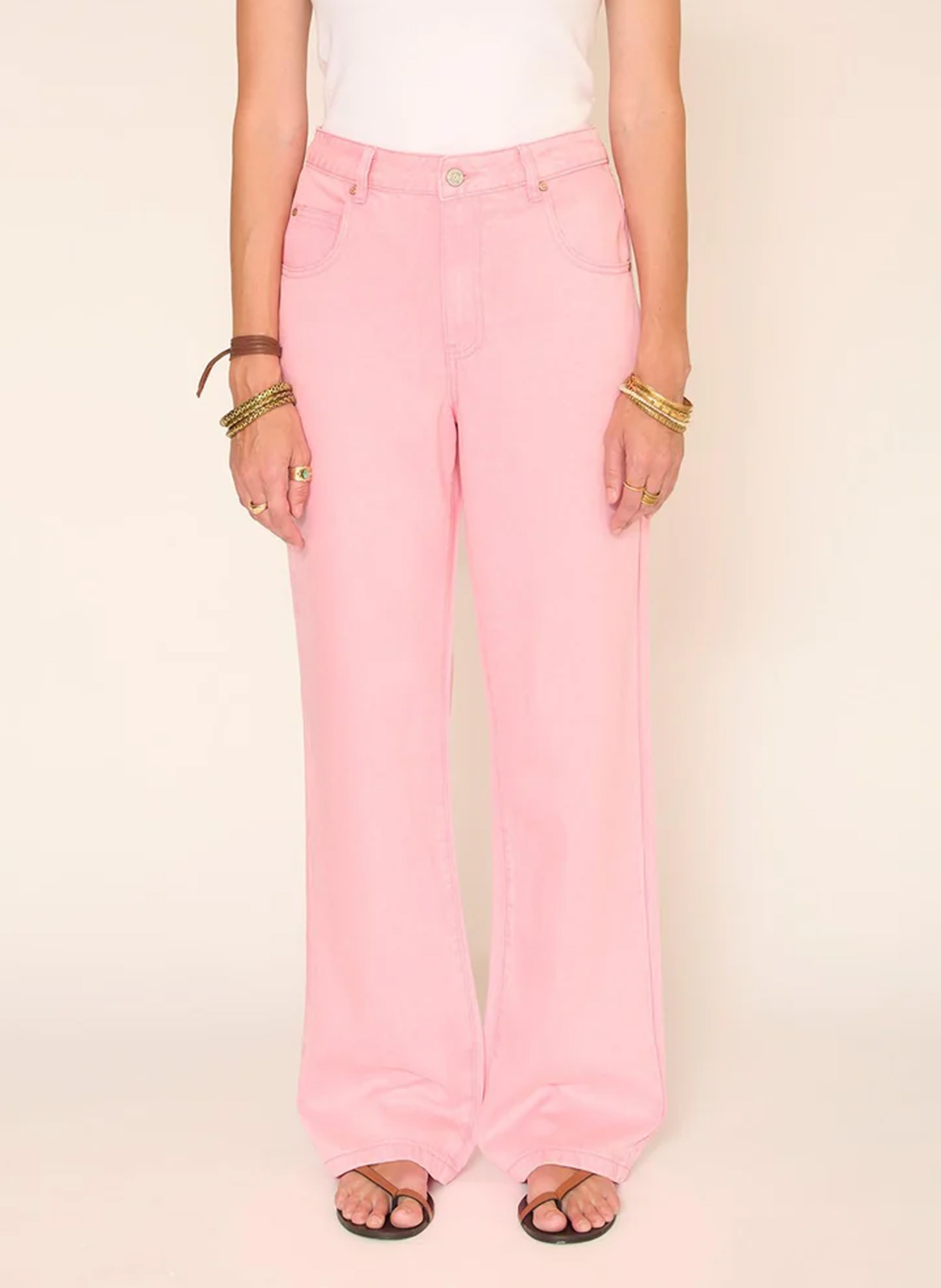 Jean droit  MKT Rose