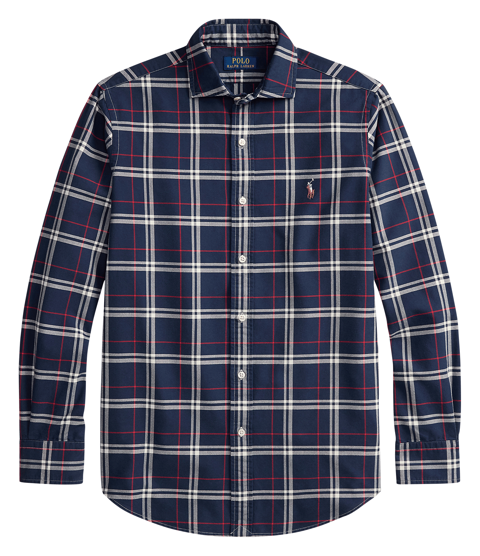 Chemise col classique en coton POLO RALPH LAUREN Bleu