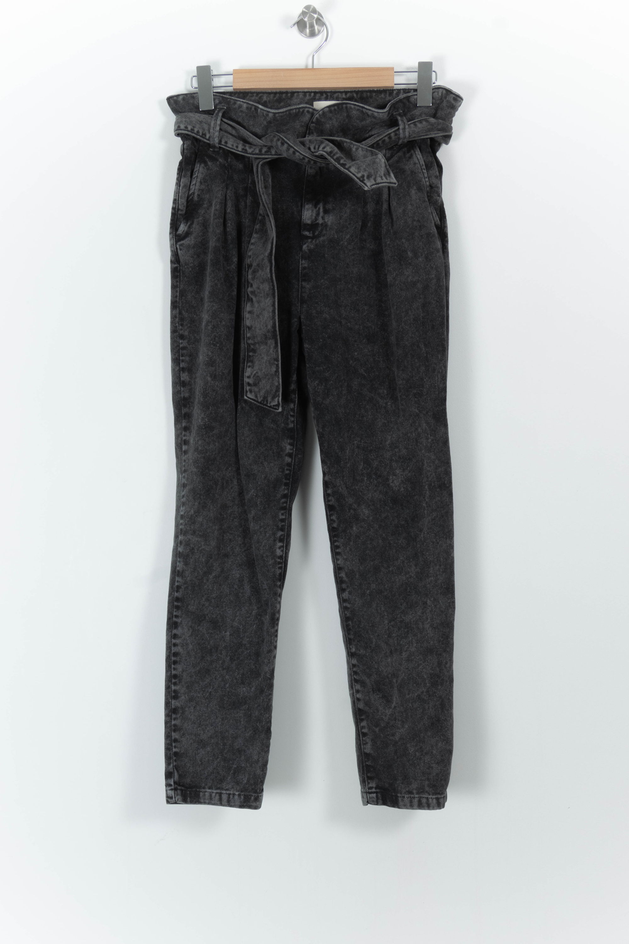 Cropped slim jeans with studs SEZANE - Seconde main Grey