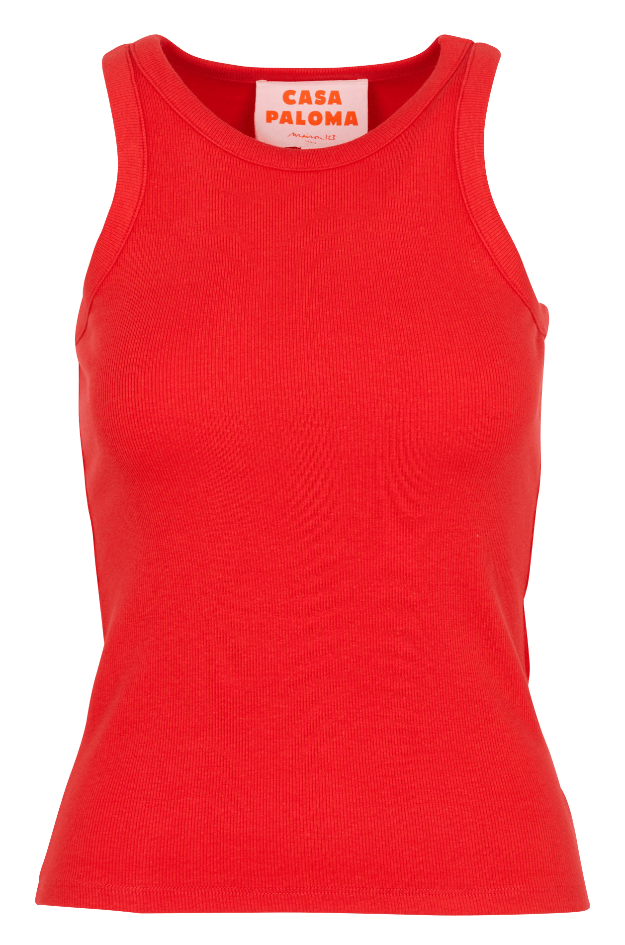 Effen katoenen singlet MAISON 123