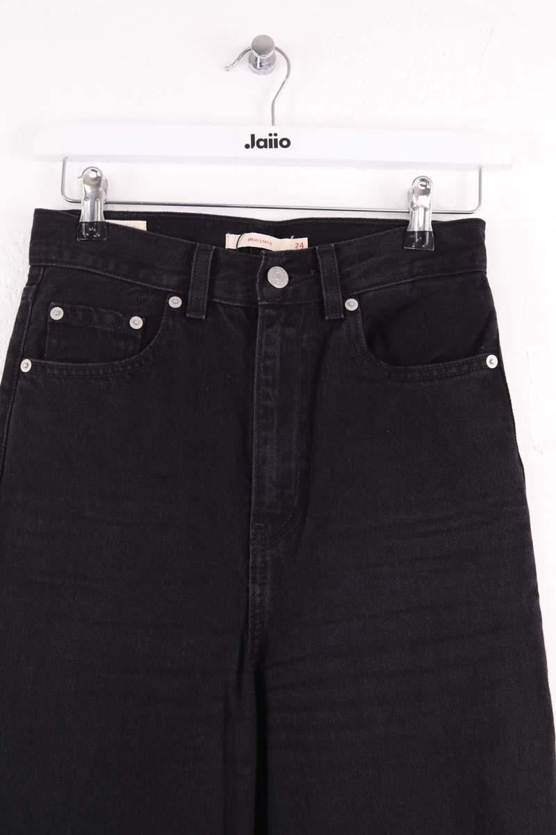Straight cotton-blend pants LEVI'S - Seconde main Black