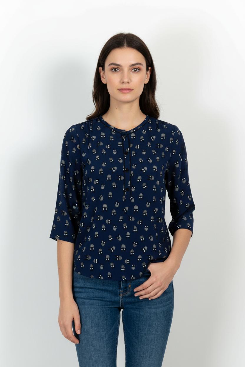 Blouse TARA JARMON - Seconde Main Blue
