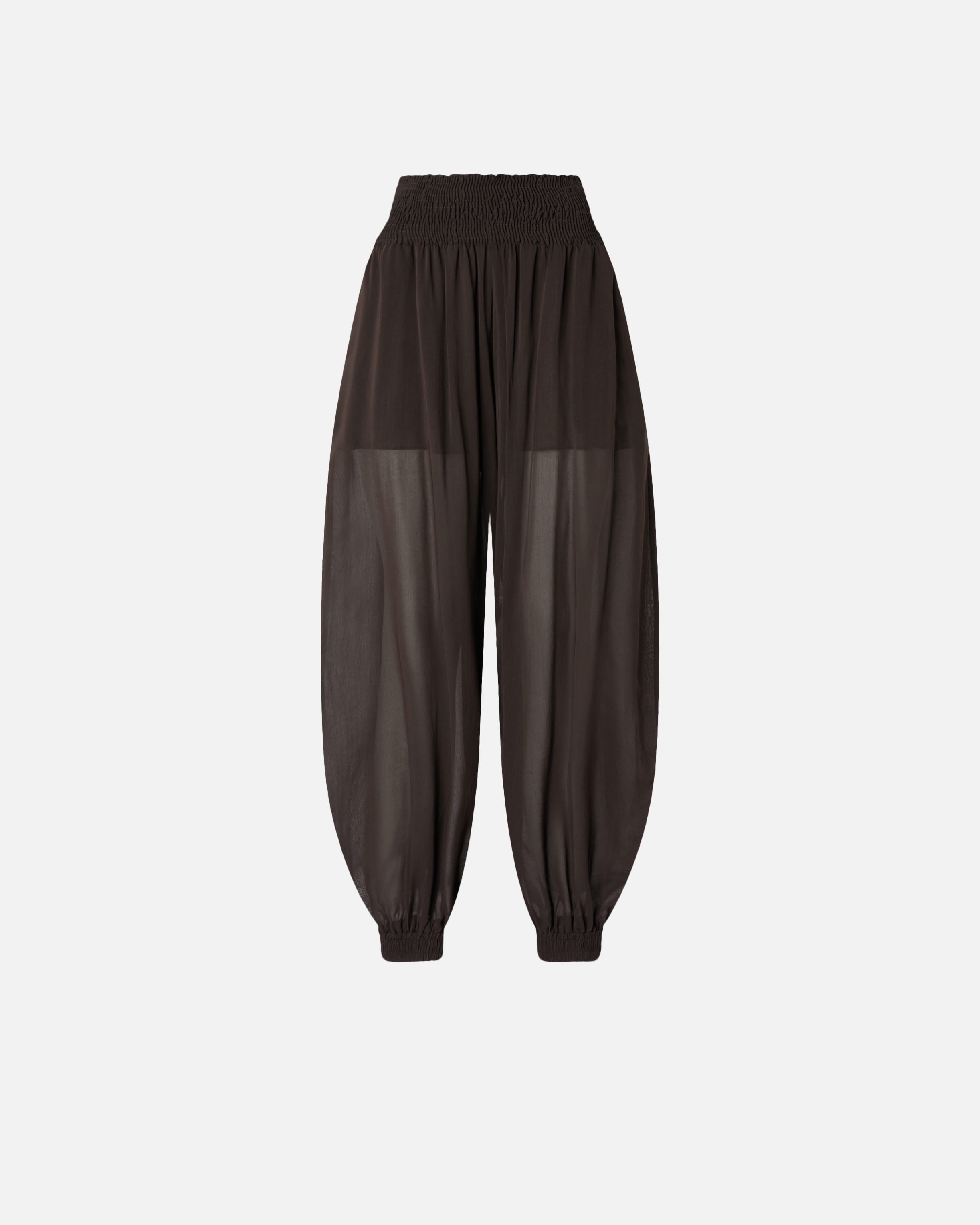 Light and flowing trousers PINKO Brown
